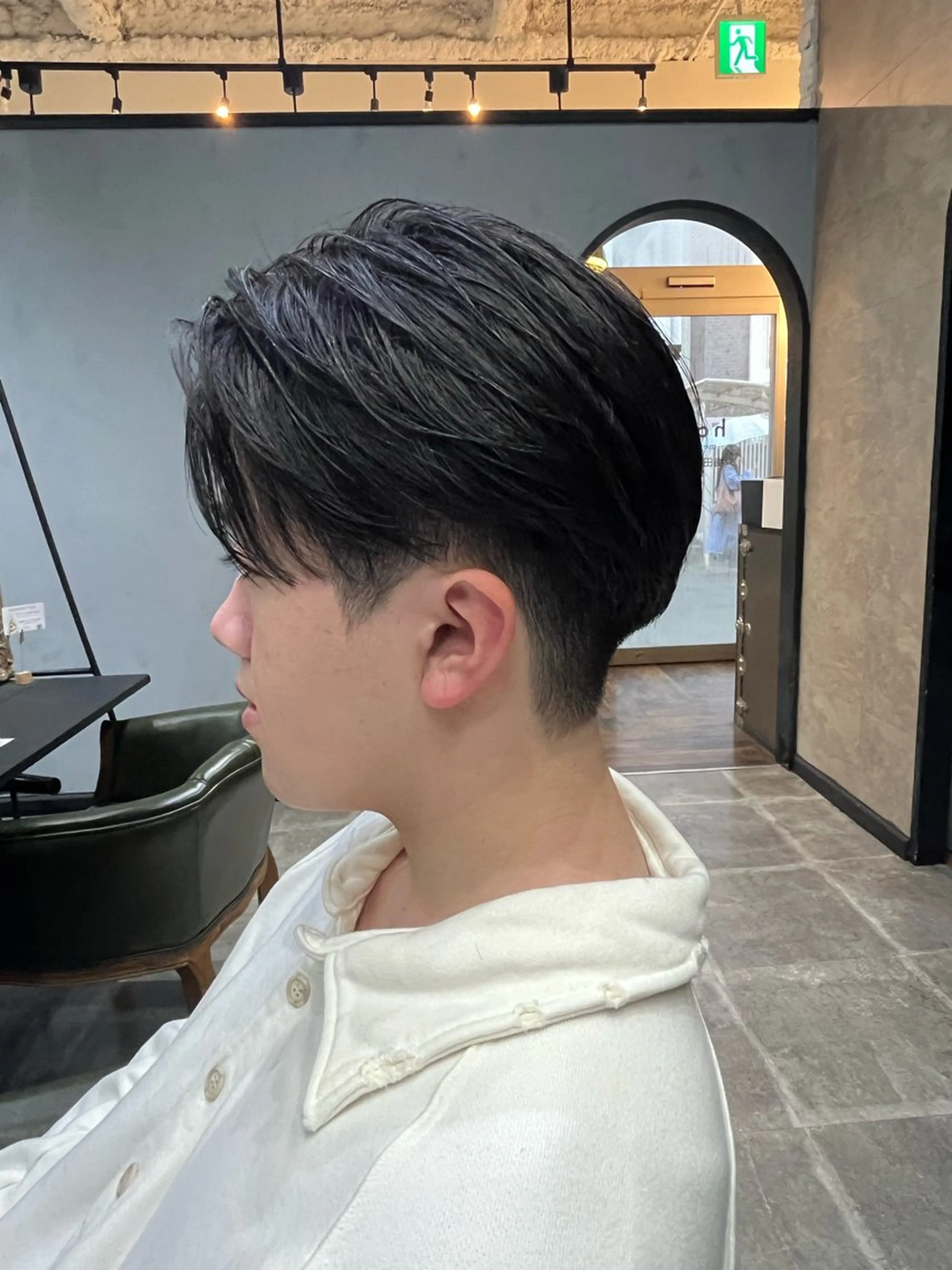 メンズ センターパート メンズカット/ 嶋本敬心のヘアスタイル