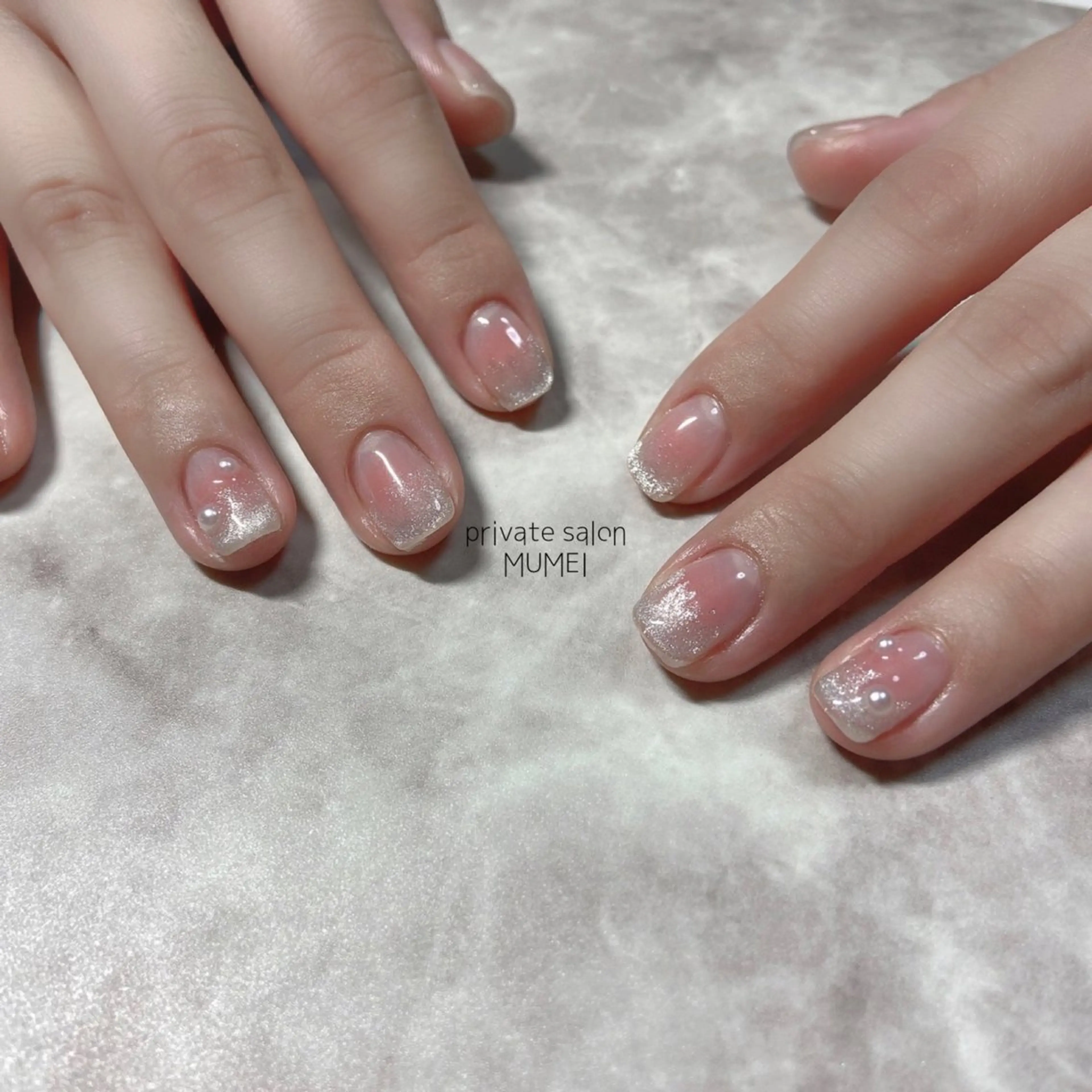 ネイル チークネイル グラデーション マグネットネイル private salon MUMEI所属・🫧 KAORIのネイルデザイン