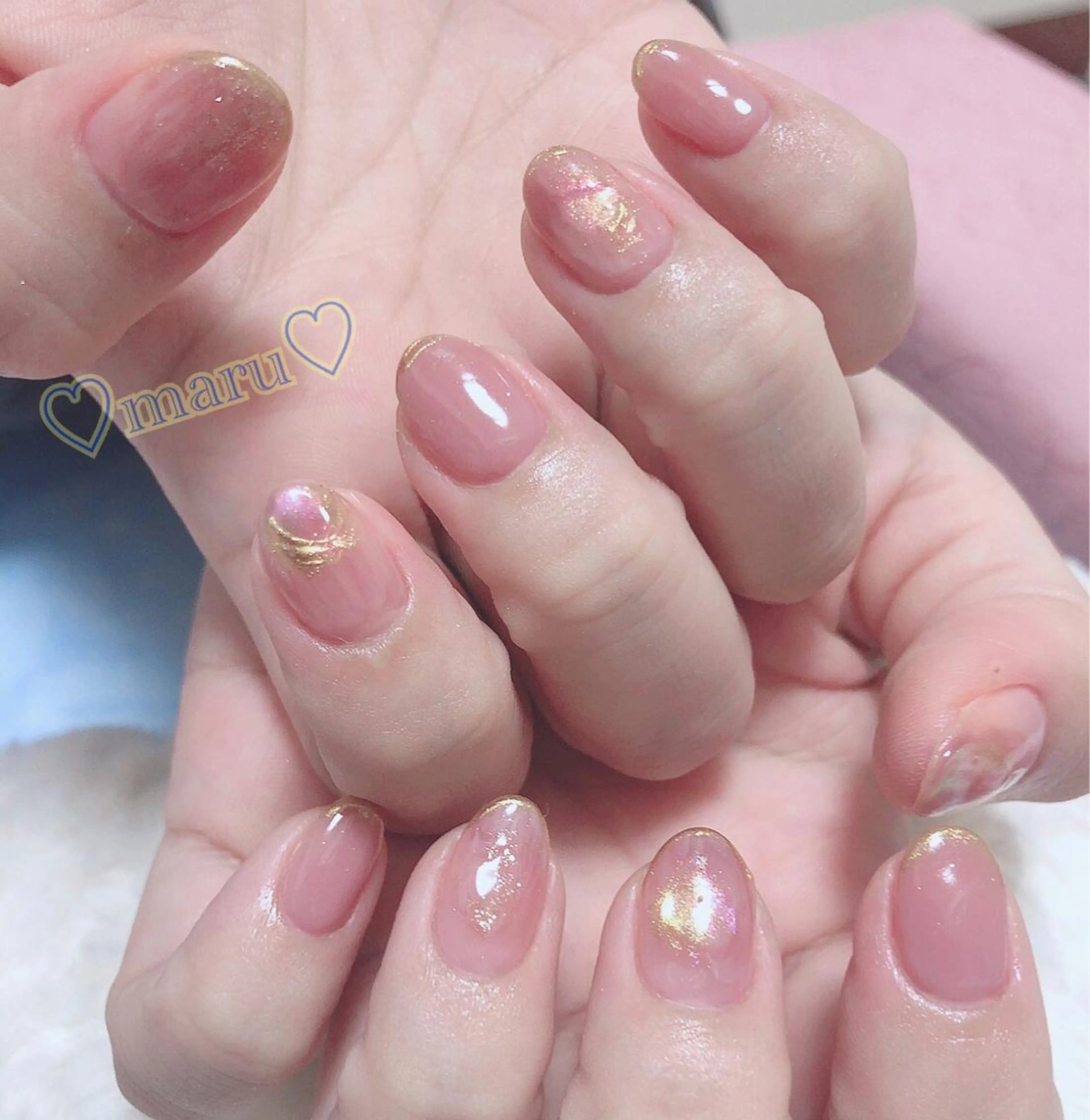 ネイル ハンドネイル フットネイル まるみ ♡のネイルデザイン