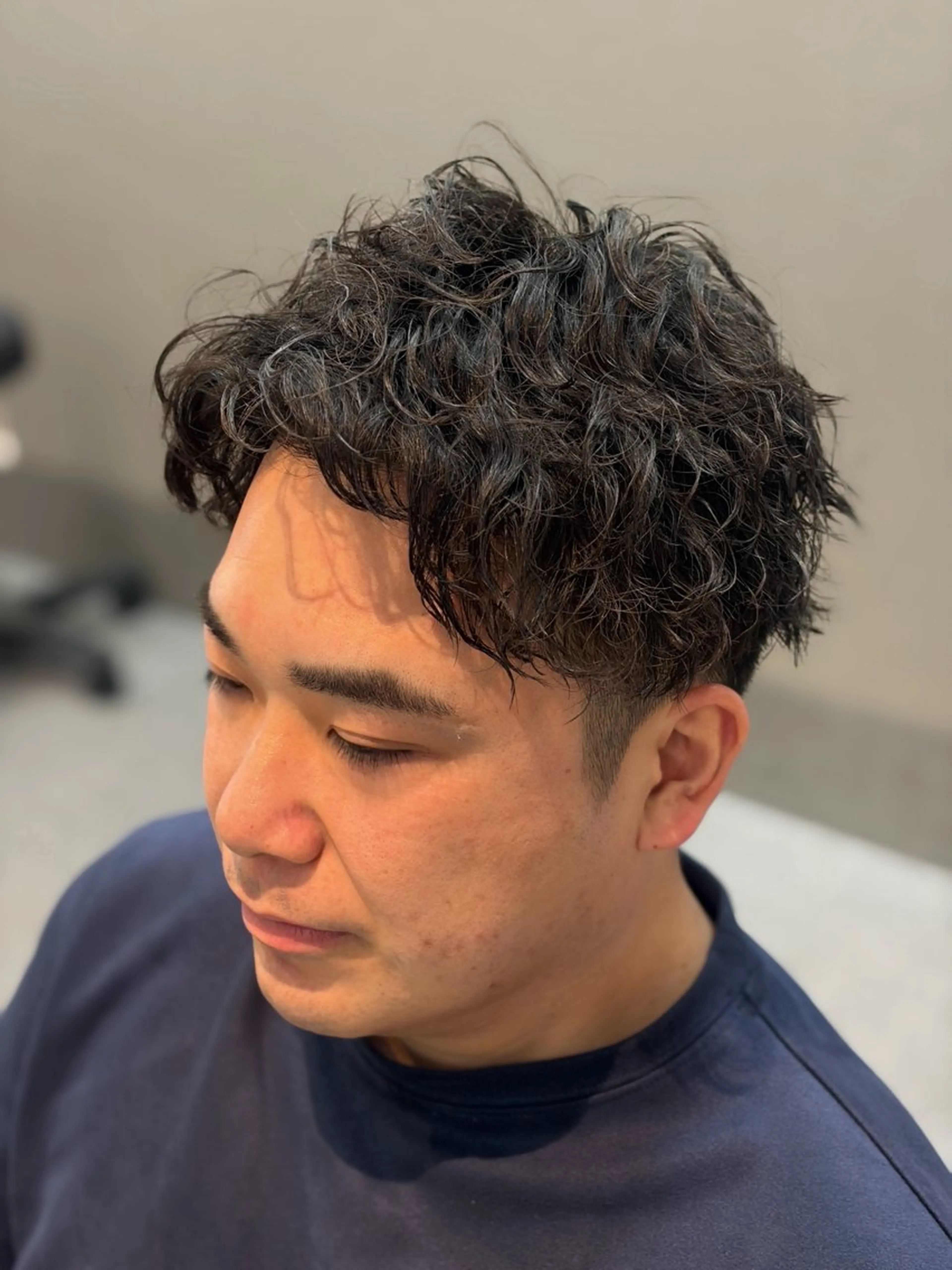 パーマ メンズ カット パーマ メンズ特化/パーマ/ フェードWATARUのヘアスタイル