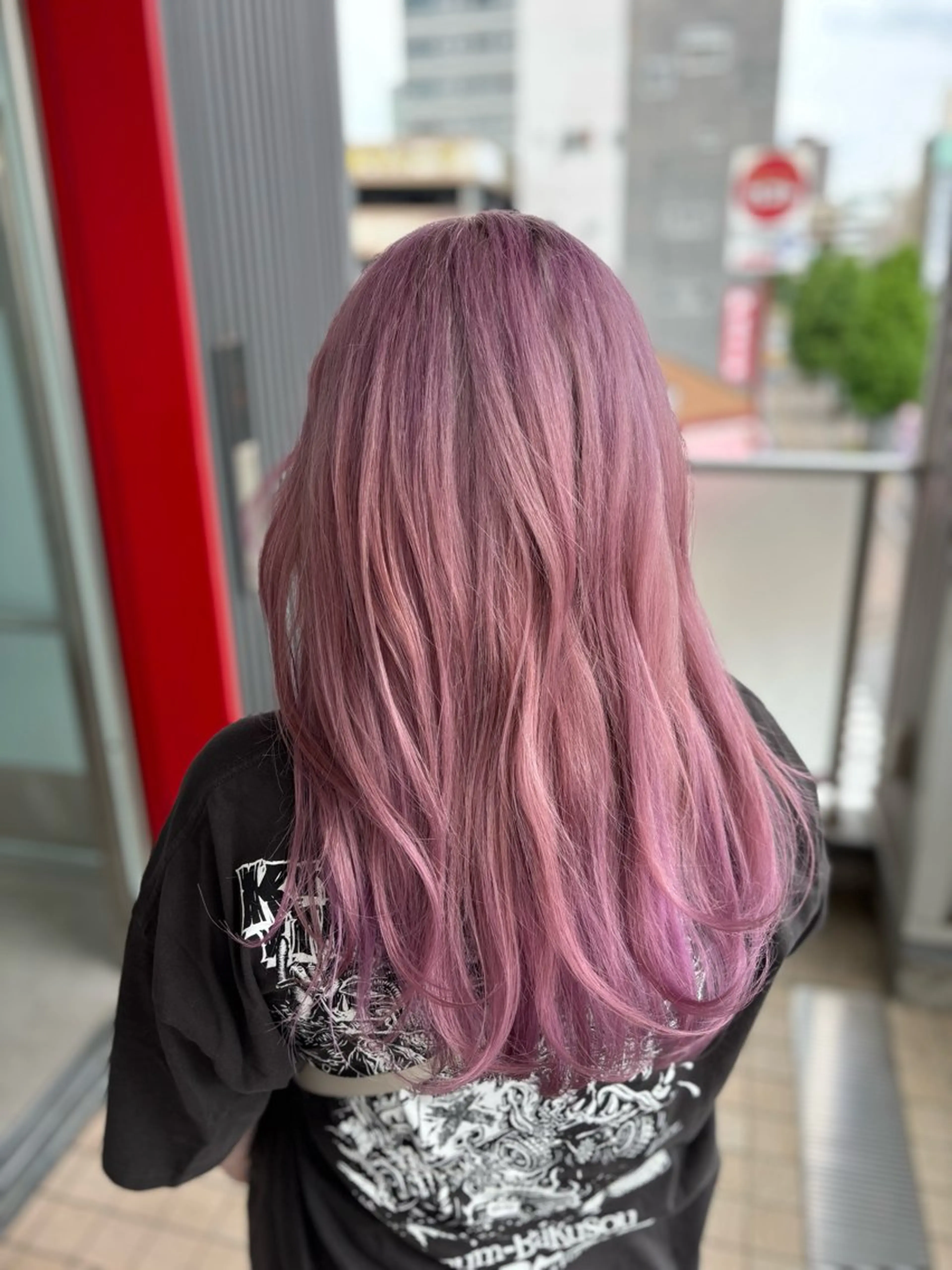 ロング カラー ヘアカラー 永井大樹✨ 透明感カラー✨のヘアスタイル