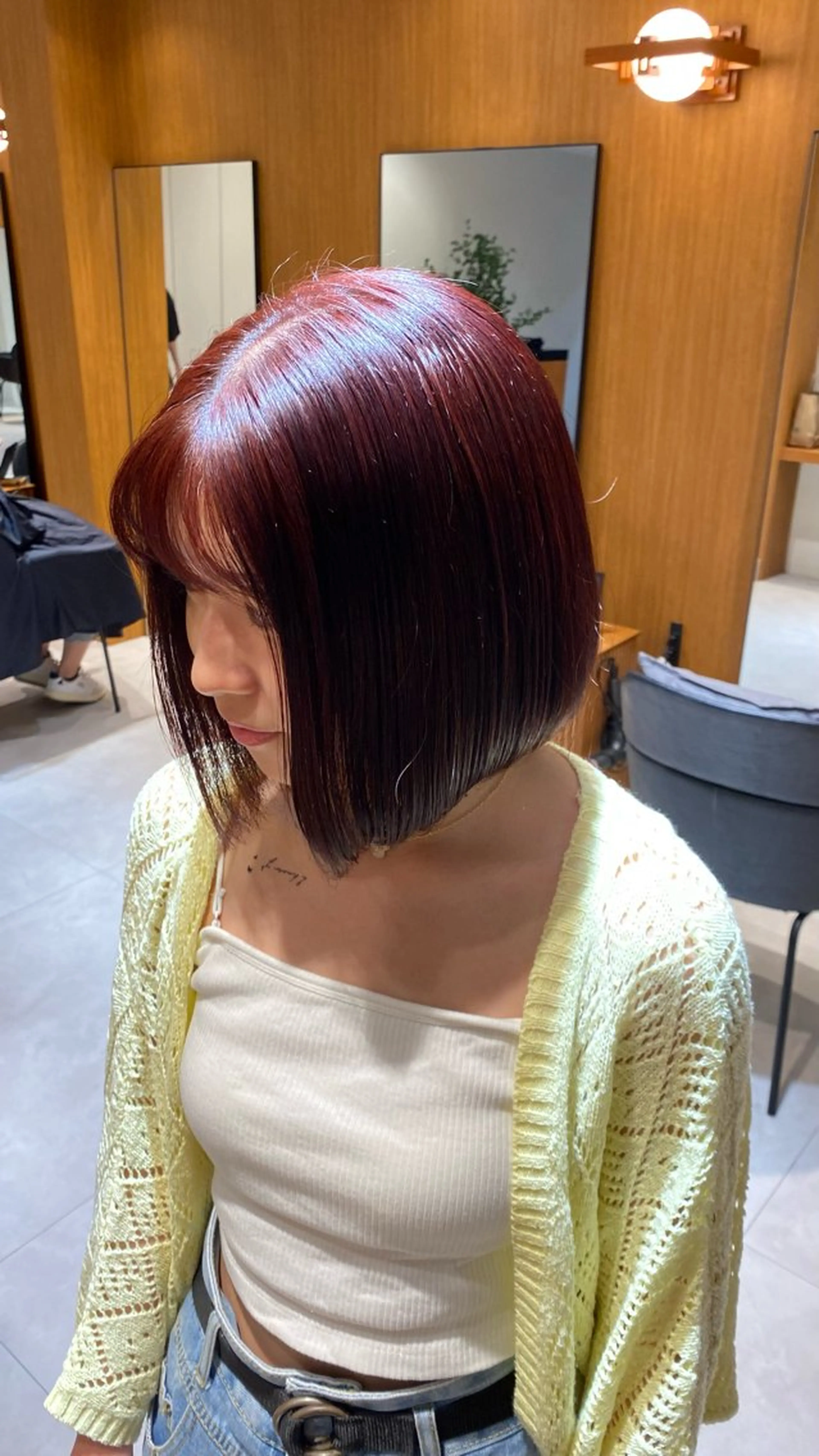 ショート カラー 《無料カットモデル / perm》ナミのヘアスタイル