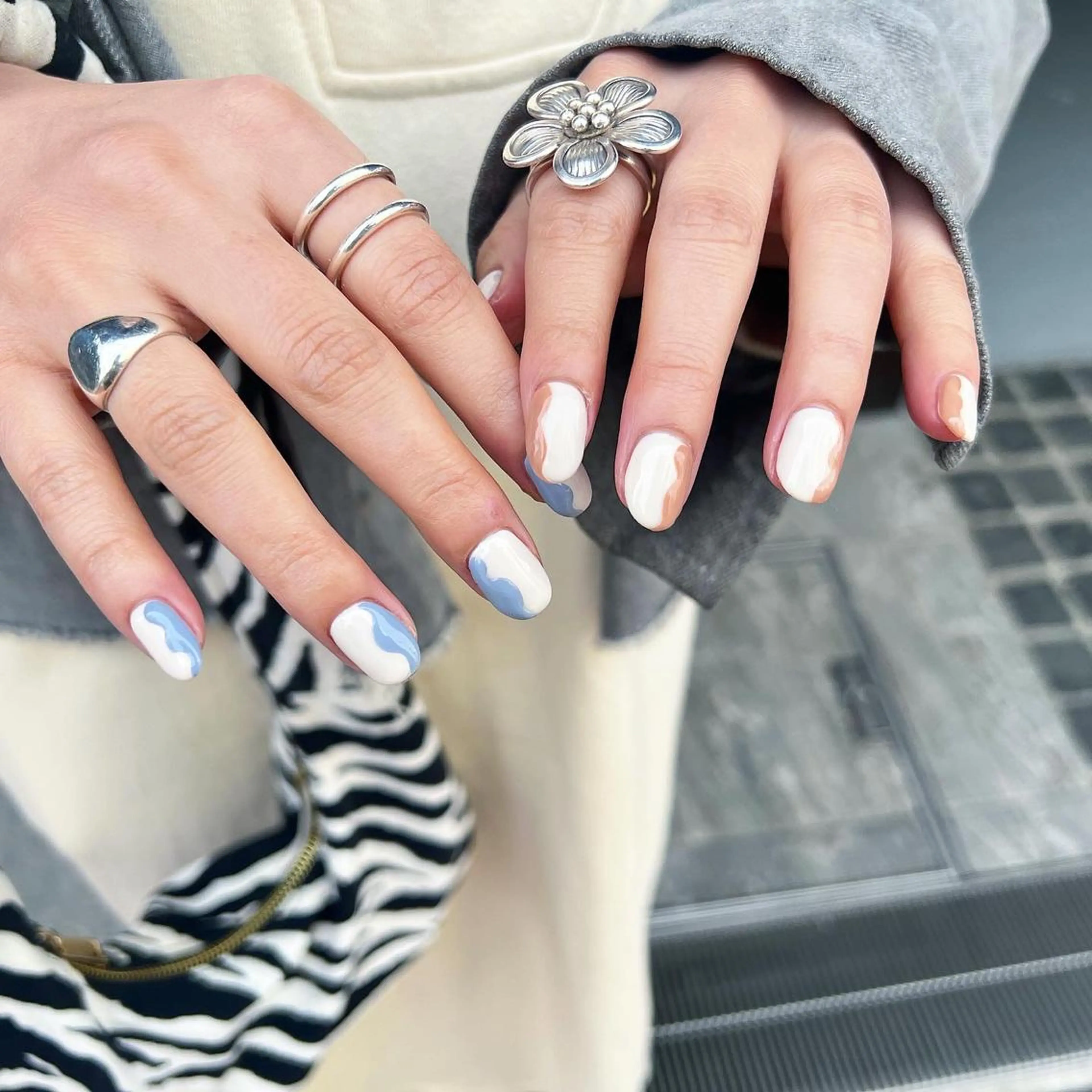 ネイル ぷっくりネイル ｎａｇｉ所属・自爪育成専門サロン ◌𓈒azumiのネイルデザイン