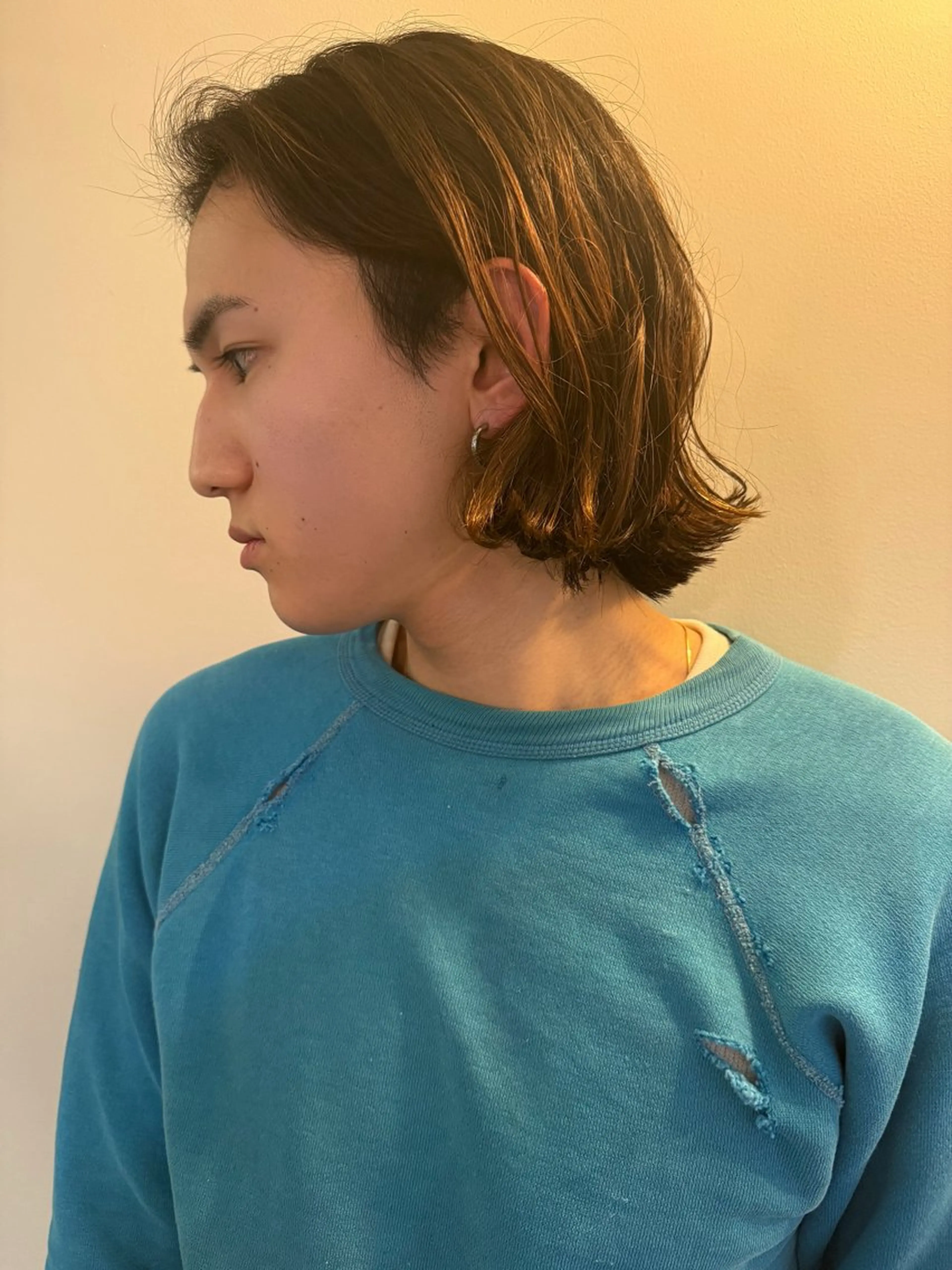 ボブカットモデルの写真