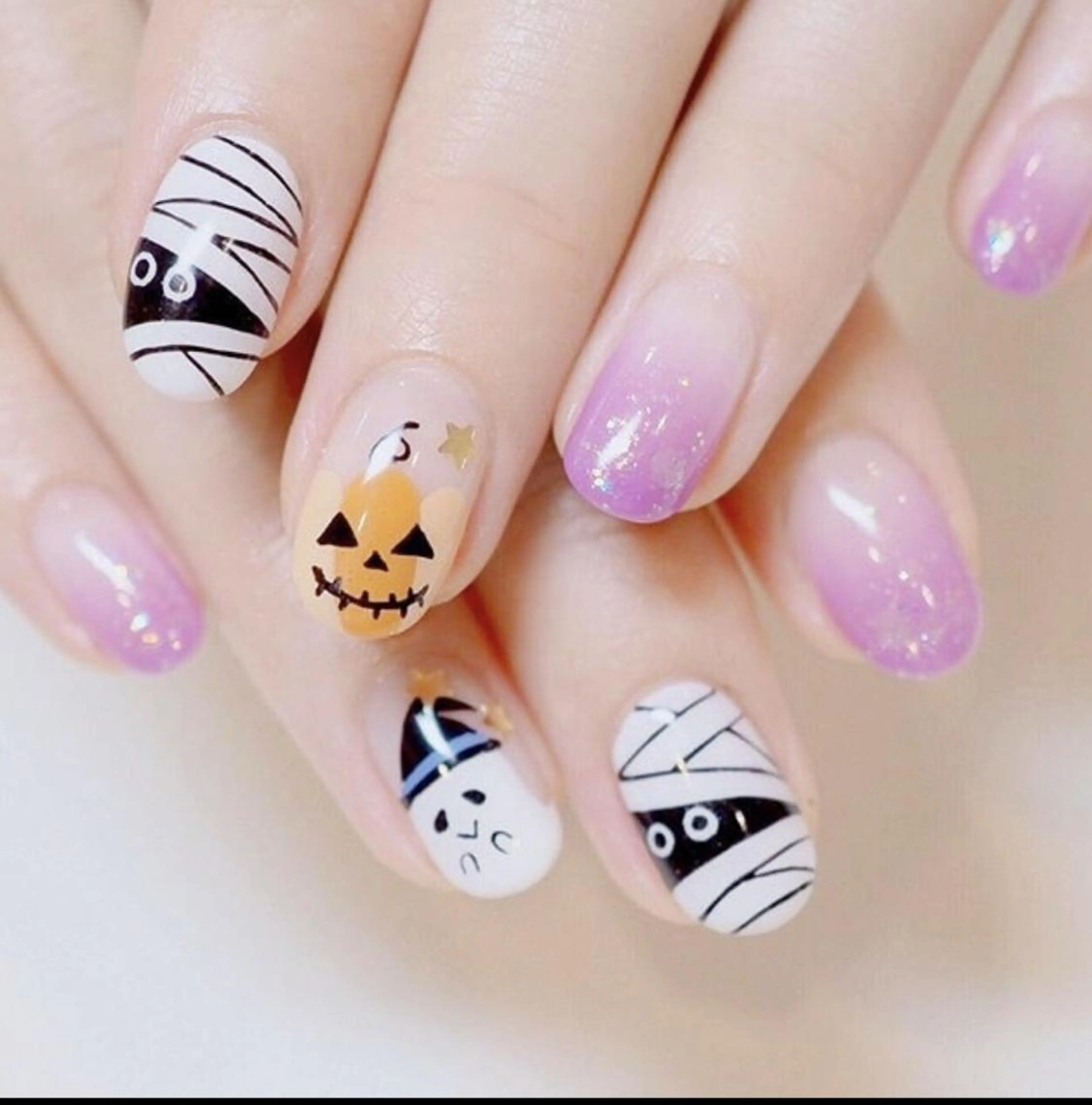 ネイル ハロウィン Cute beauty2のマツエク・マツパデザイン