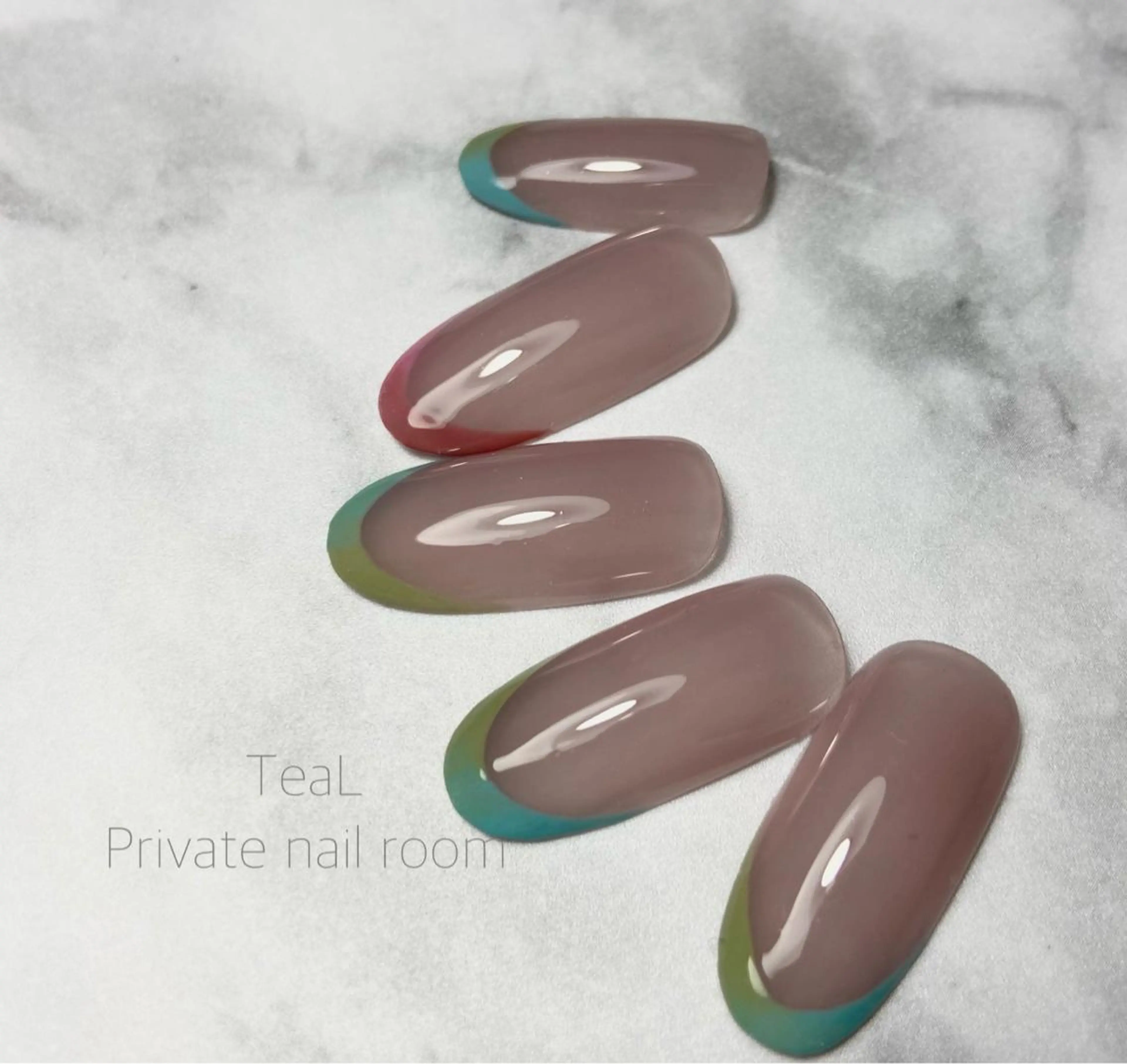 ネイル ハンドネイル TeaL nailのネイルデザイン