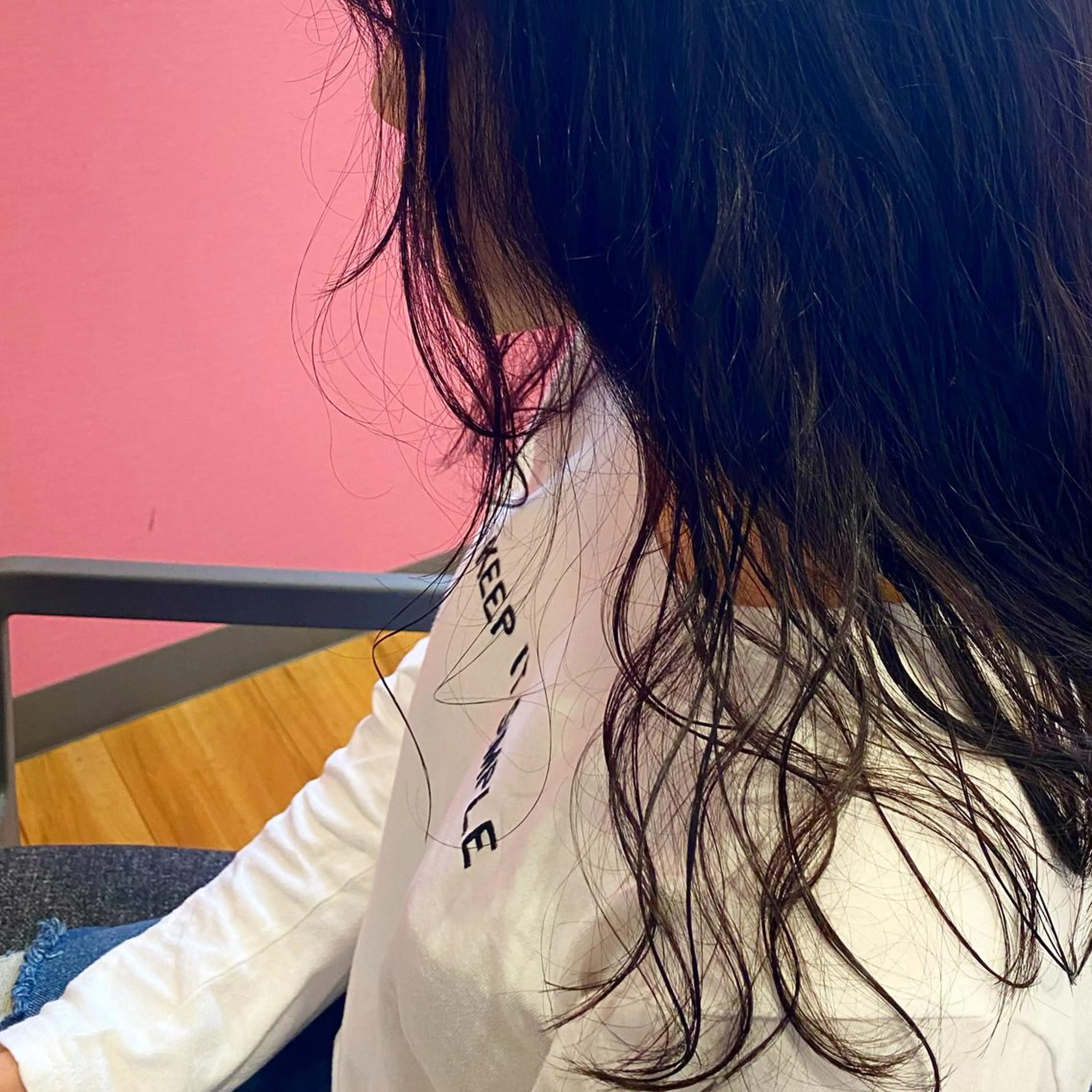 セミロング ブリーチなしWカラー /酸性ストレート河本のヘアスタイル