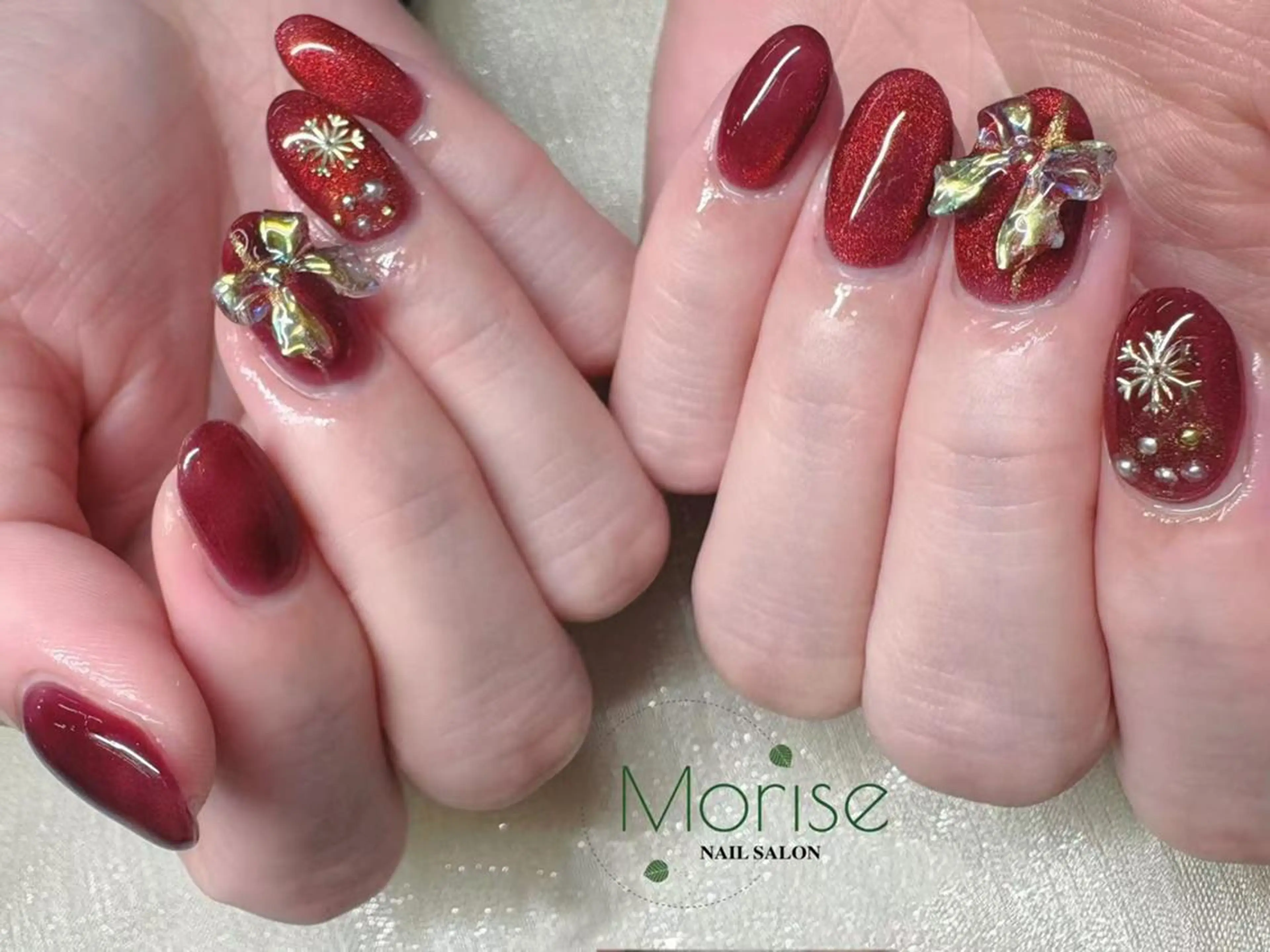 ネイル フットネイル フレンチネイル ジェルネイル ガラスフレンチ 韓国ネイル ハンドネイル ハンドケア MoriseNail 表参道 Ninaになのネイルデザイン