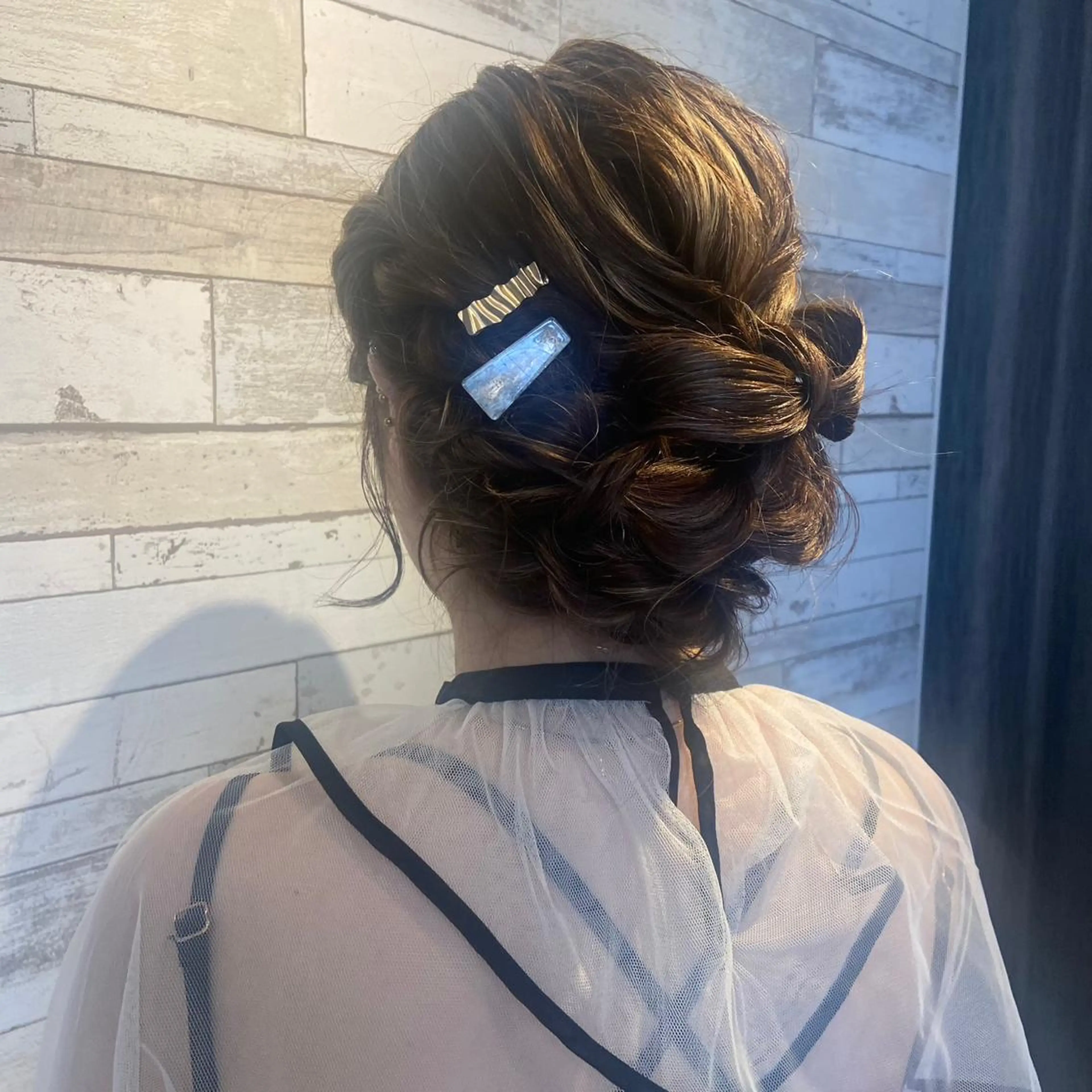 ロング ヘアアレンジ ヘアセット ボブカット/アレンジ /さきのヘアスタイル