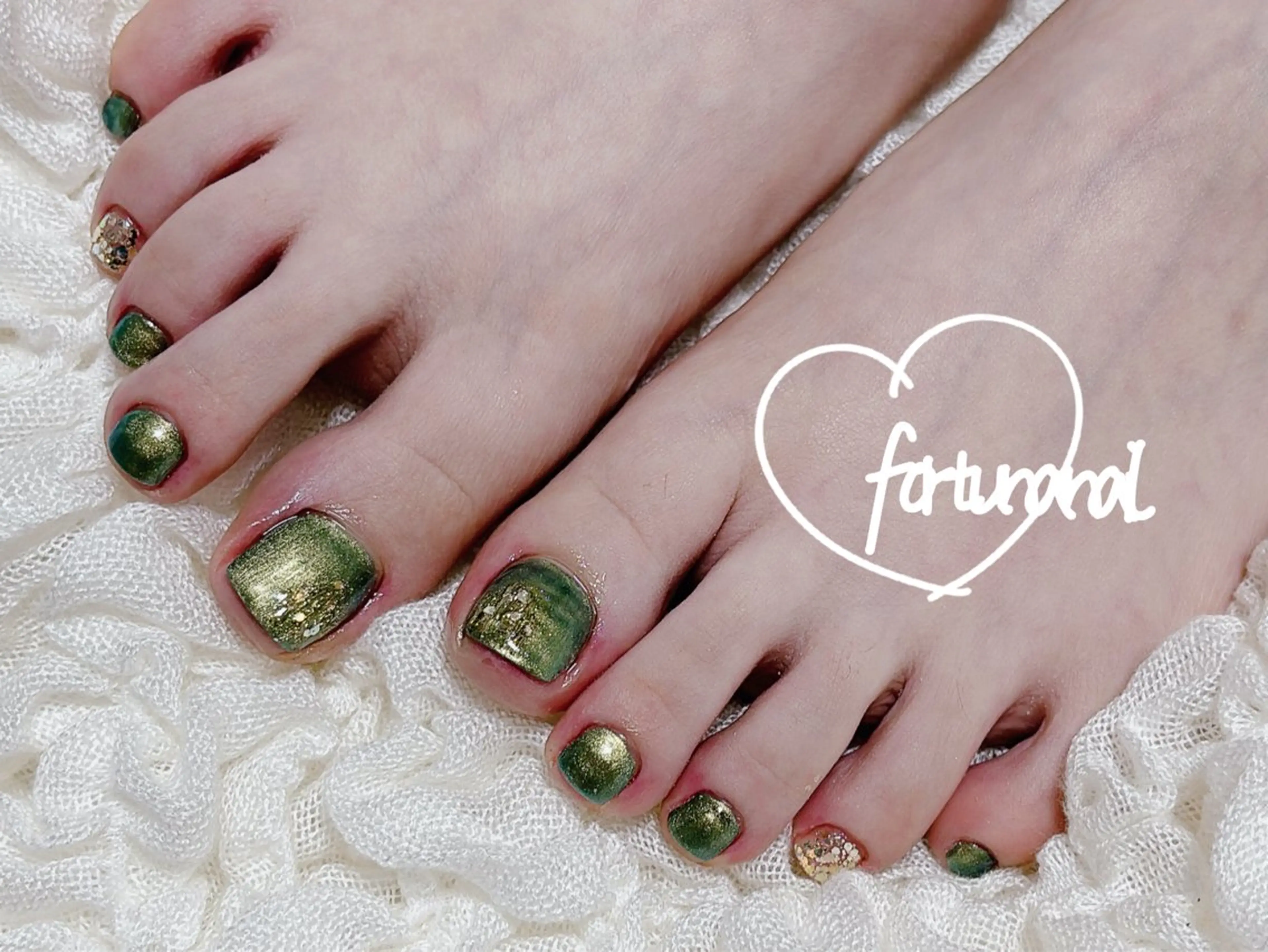 ネイル フットネイル Nail •Head スパFortunaのネイルデザイン