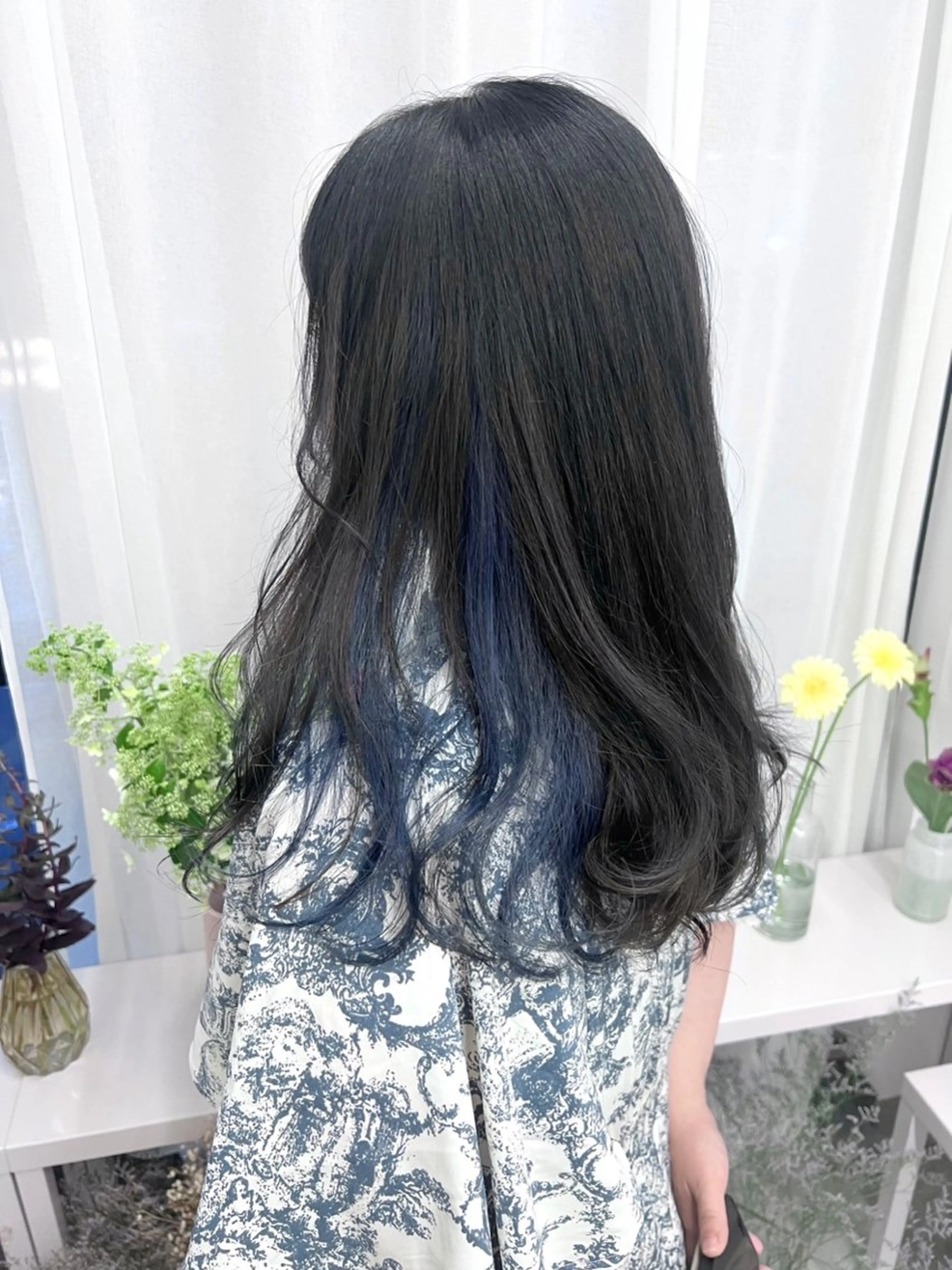 ロング カラー インナーカラー 暖色カラー／ ヘアセット🌛櫻井舞のヘアスタイル