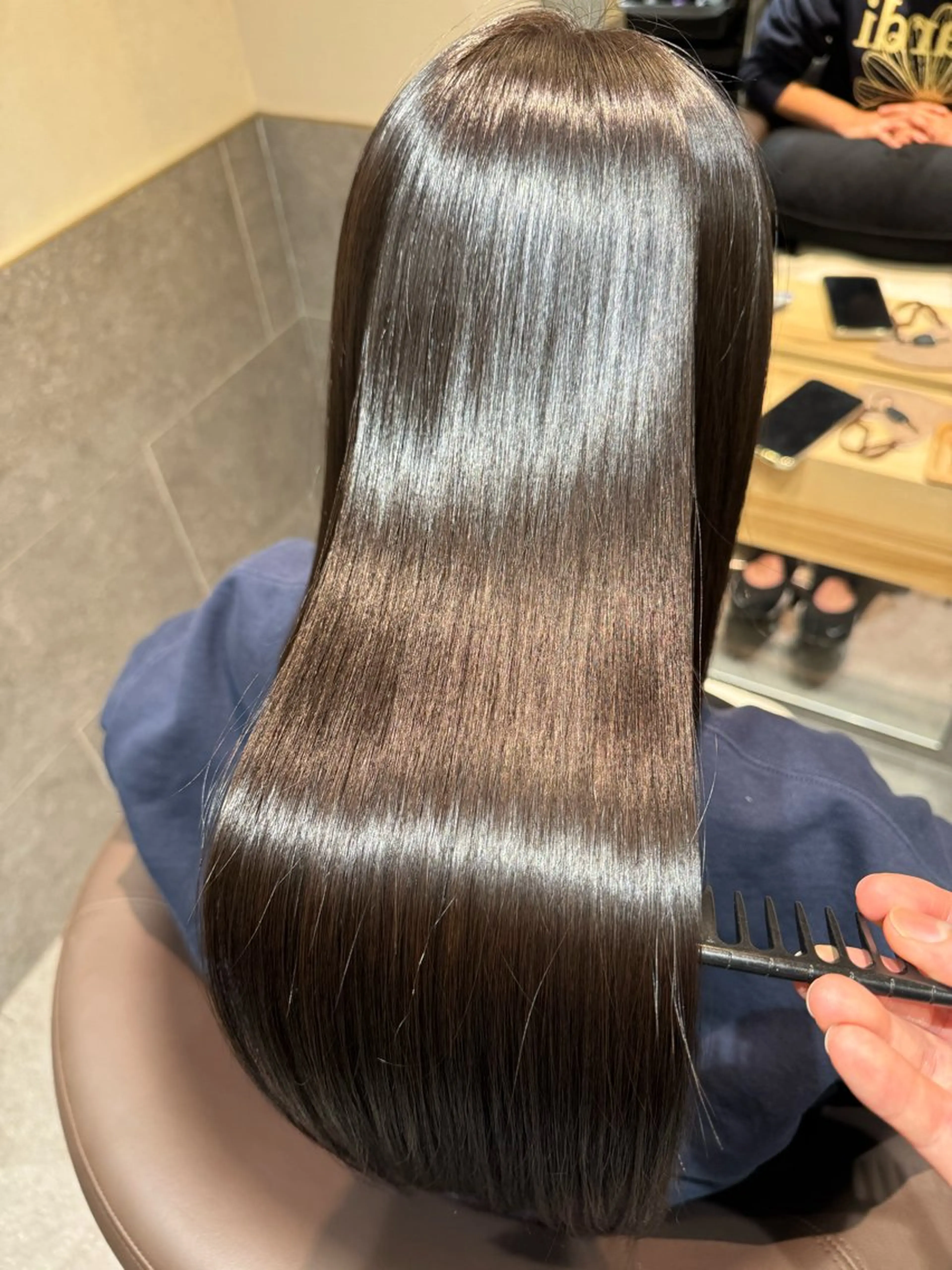 ロング 髪質改善 縮毛矯正 カット 縮毛矯正 biscohair 髪にドラマを。のヘアスタイル