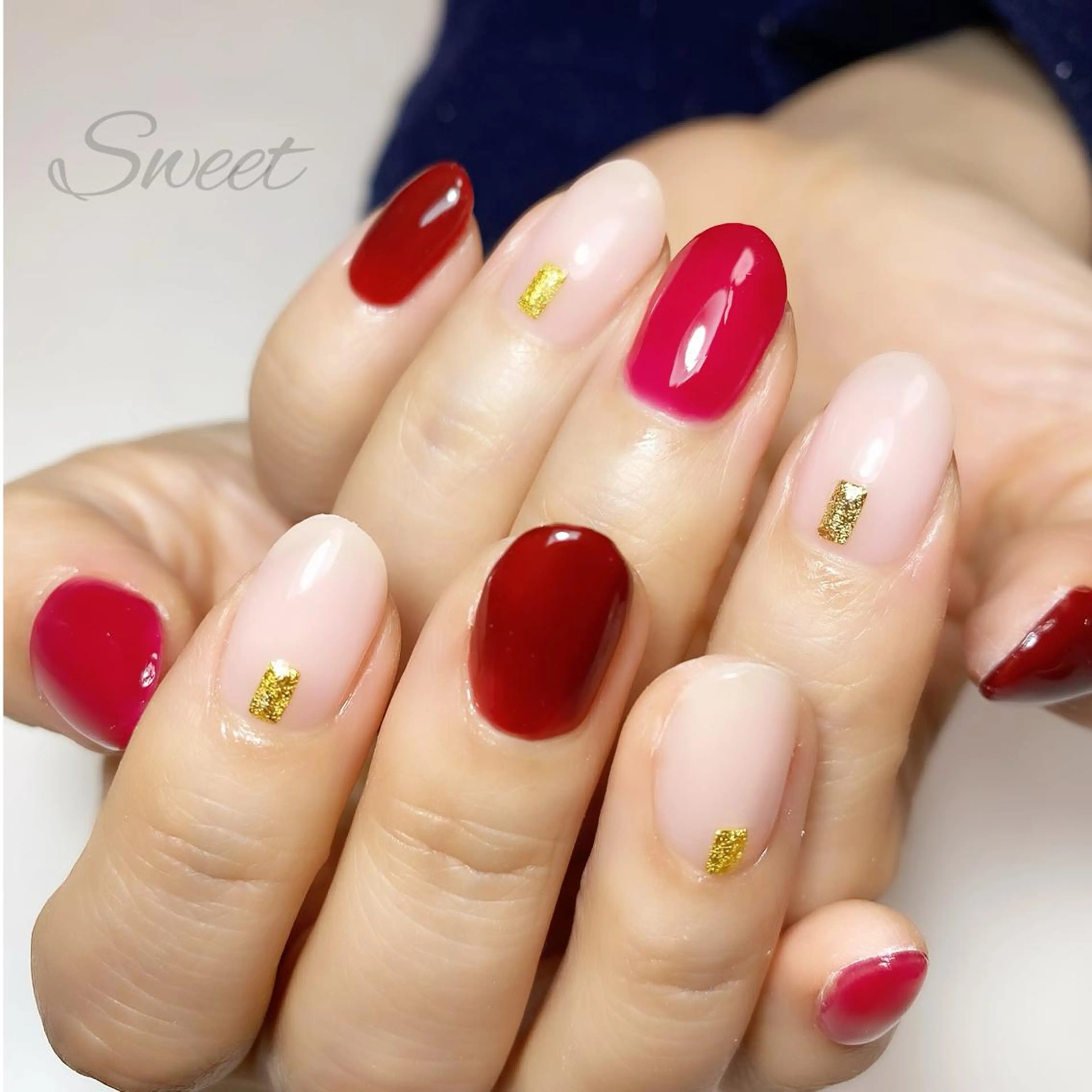 ネイル sweet 仲野陽子のネイルデザイン