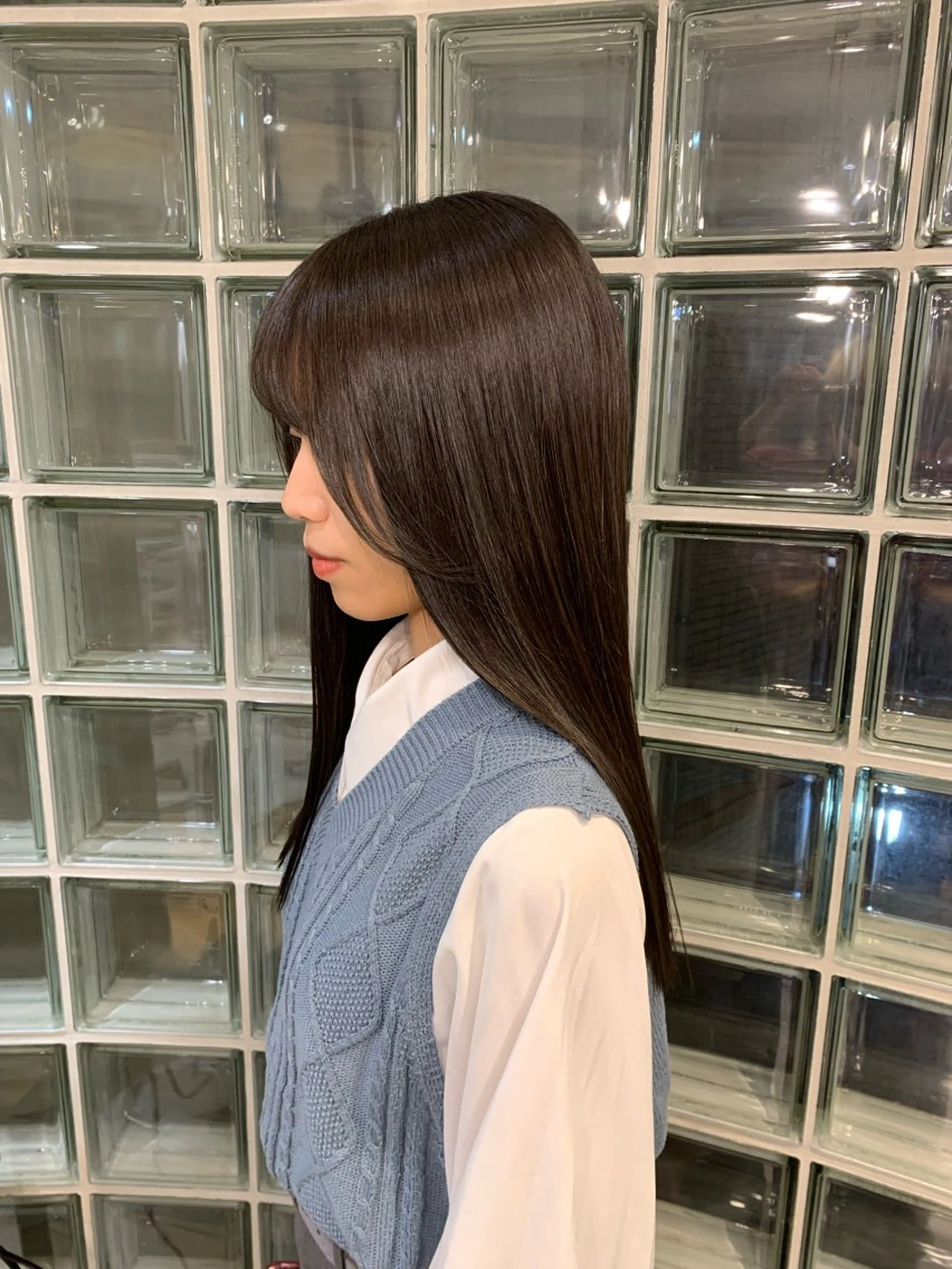 ロング ケアカラー クレハ :)のヘアスタイル