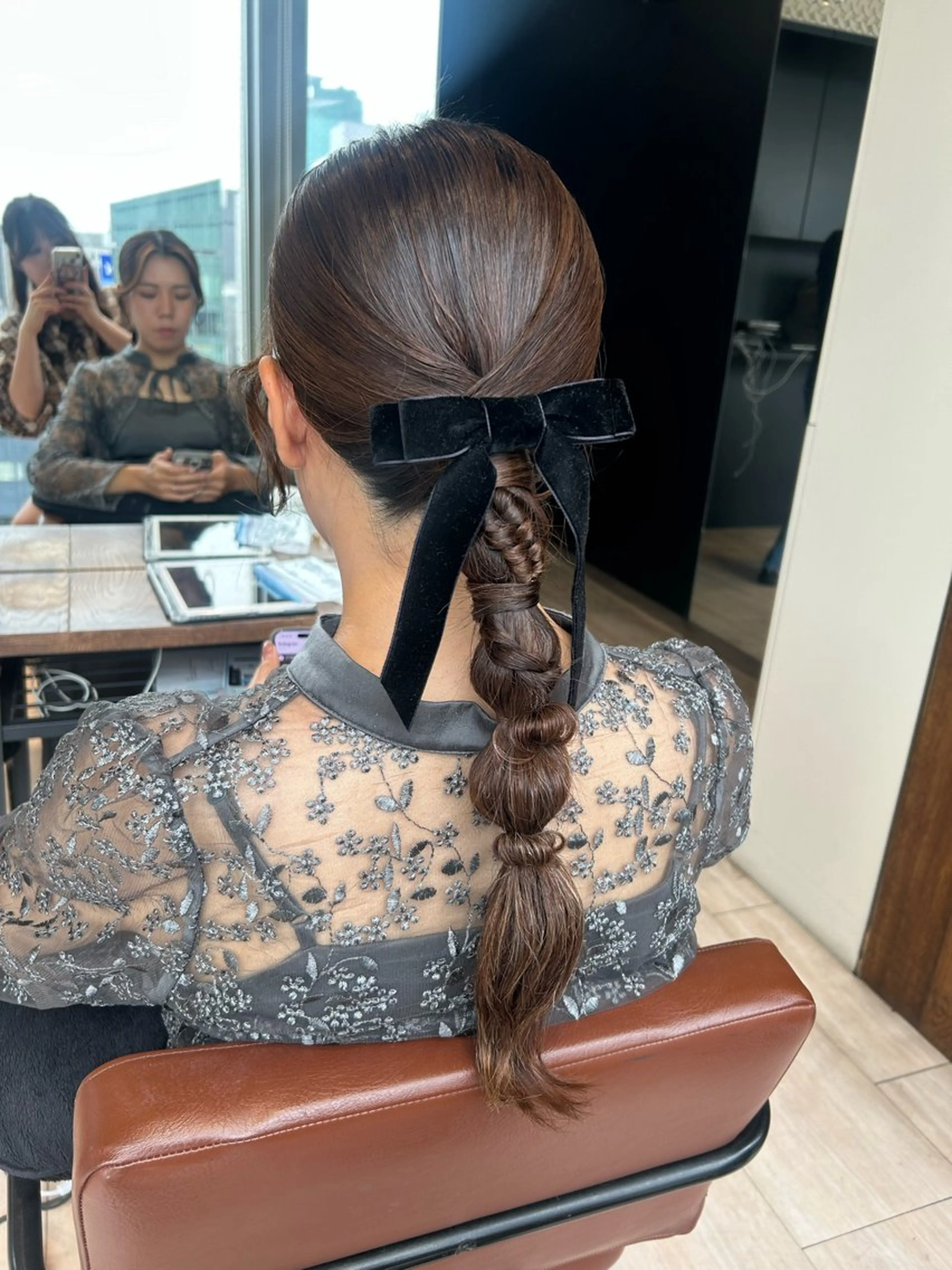 ヘアアレンジ ヘアセット 🎀大竹美侑/顔まわ りカット/レイヤーのヘアスタイル