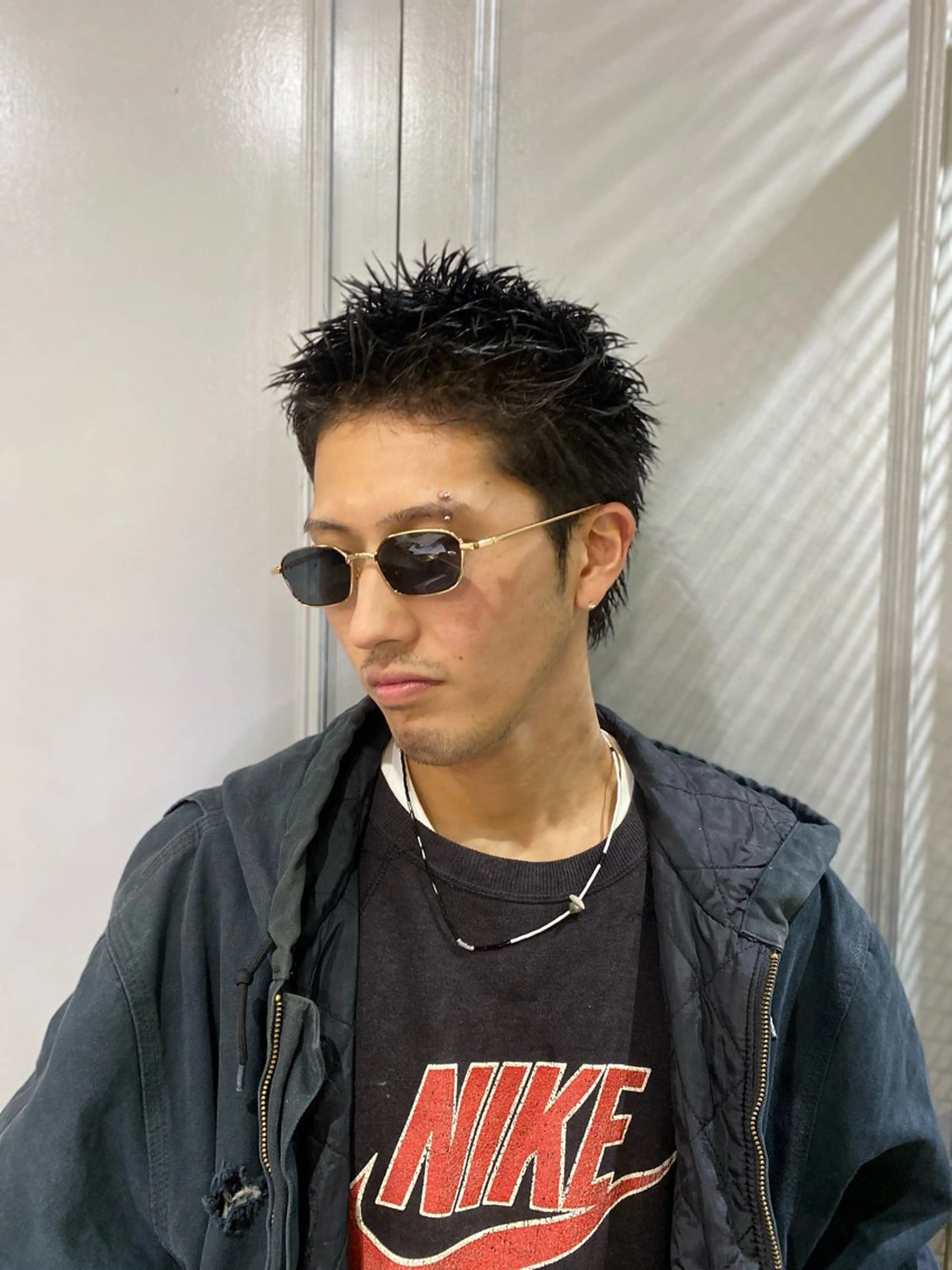 ショート メンズ スパイキーショート ショートヘア カット トリートメント ヘアセット メンズカット/パーマ 艶カラーTAIGA︎のヘアスタイル