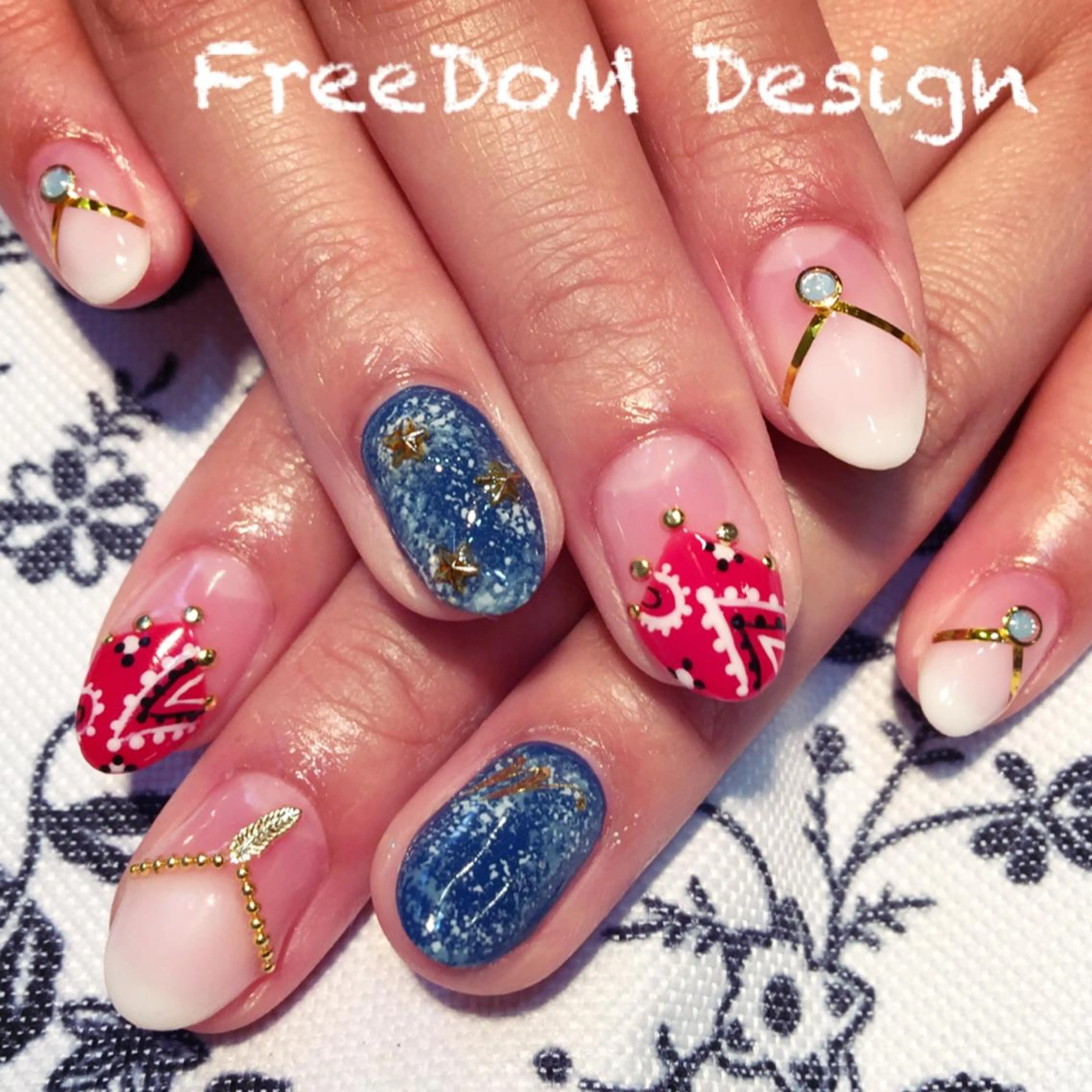 ネイル アートネイル ＦreeDoＭ   Design所属・W KUMIのネイルデザイン