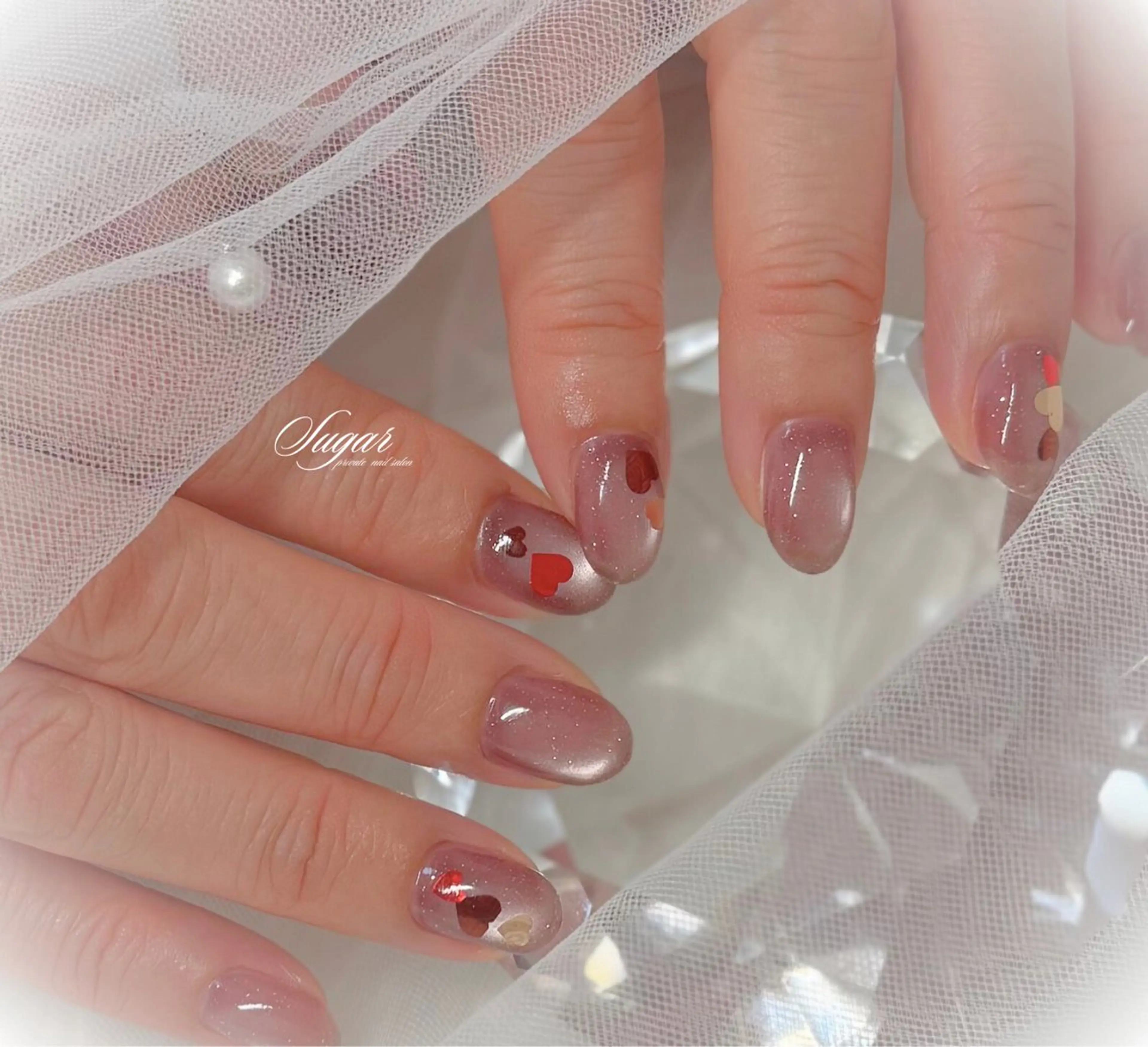 ネイル マグネットネイル ハンドネイル Nail salon Sugarのネイルデザイン