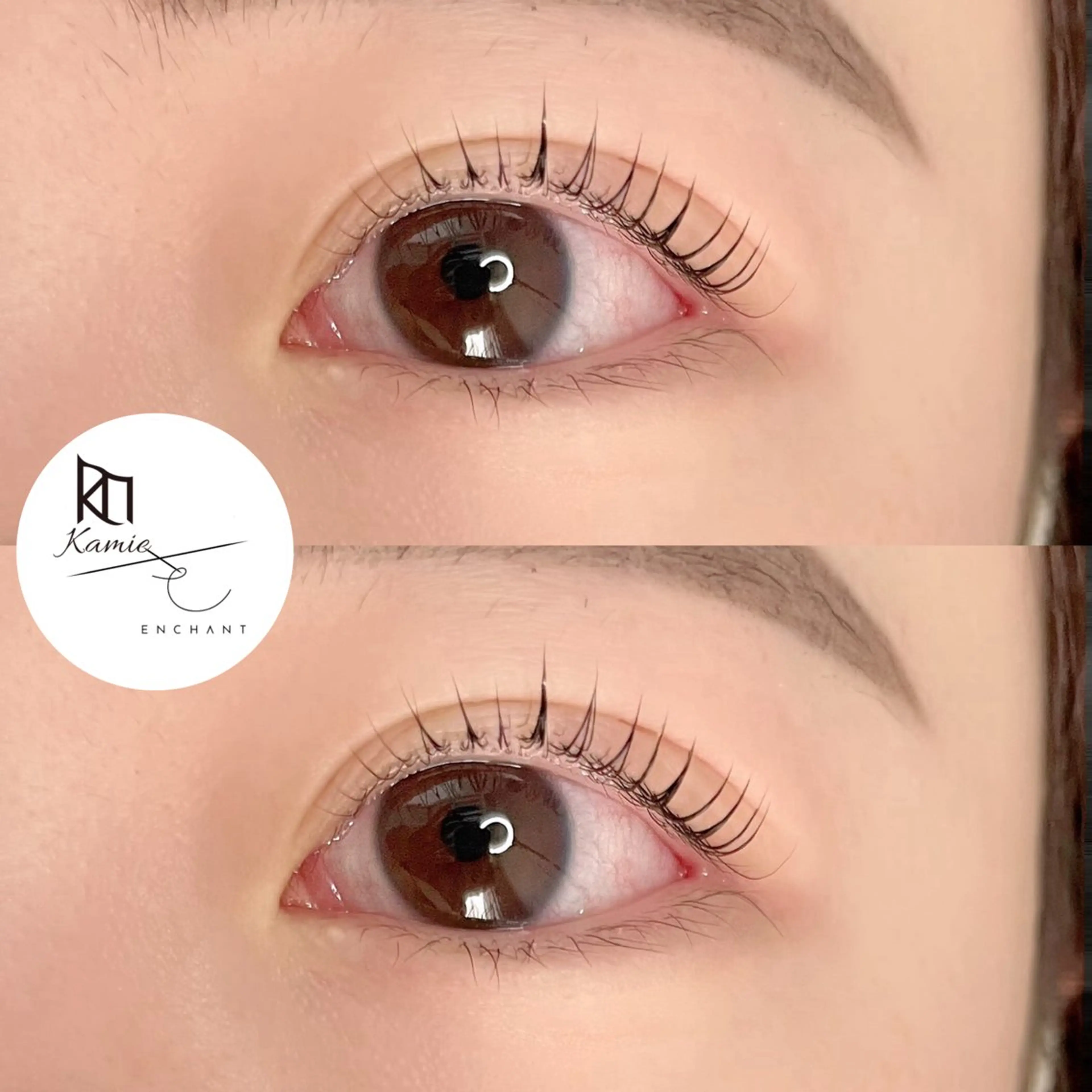 マツエク・マツパ 一重×まつ毛パーマ Kamie uni 原田のマツエク・マツパデザイン