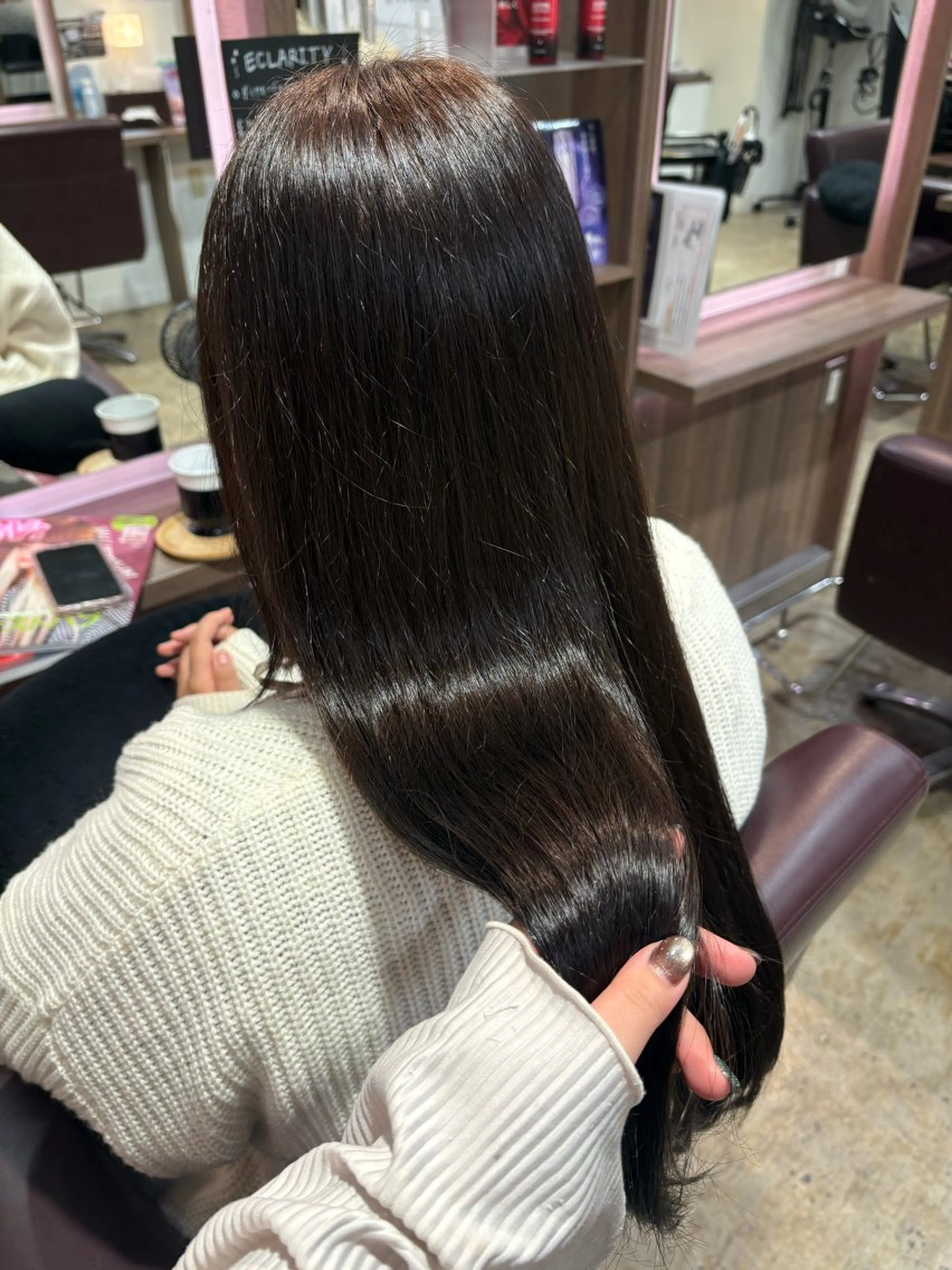 透明感カラー＋トリートメントの写真