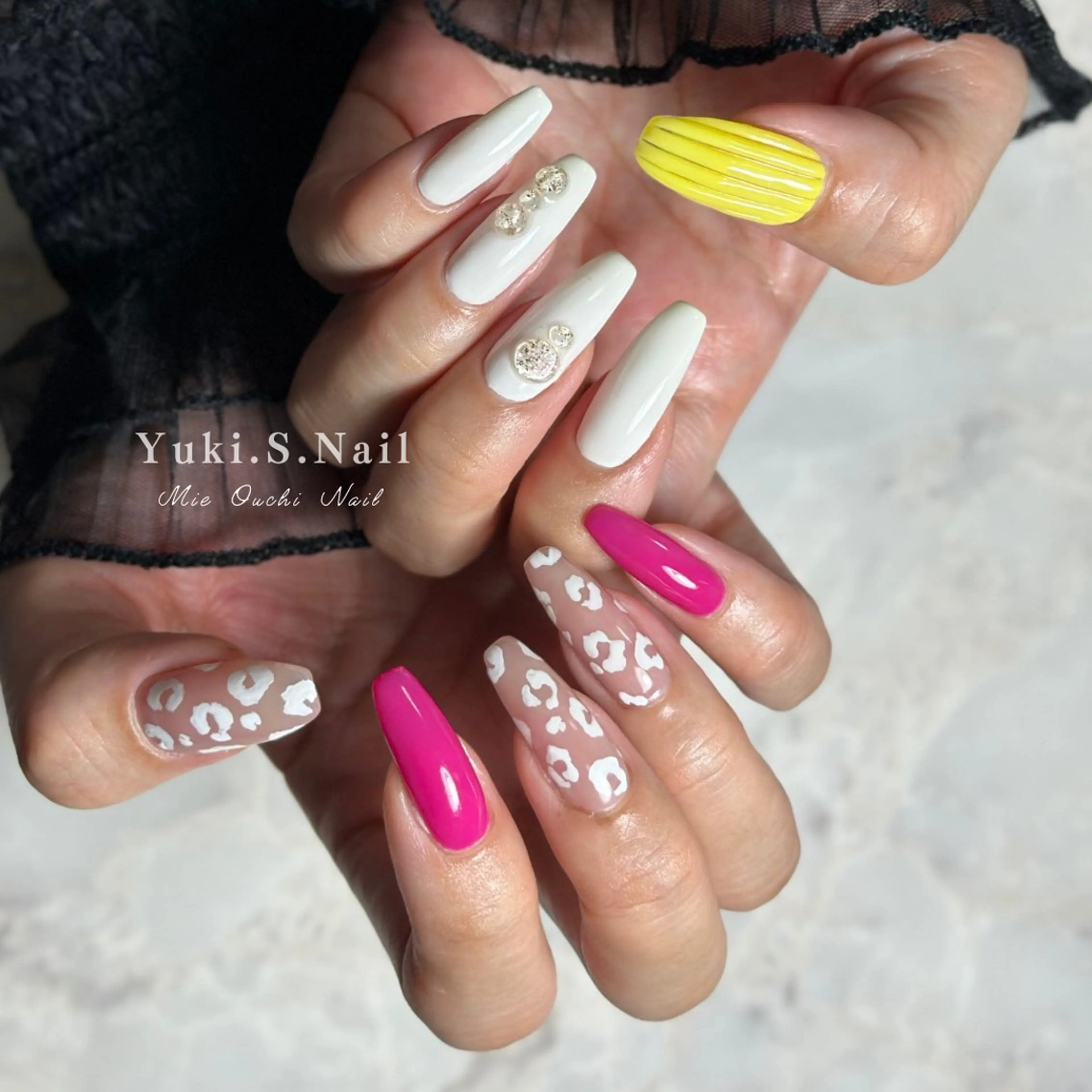 ロング ハンドネイル Yuki S.Nailのネイルデザイン