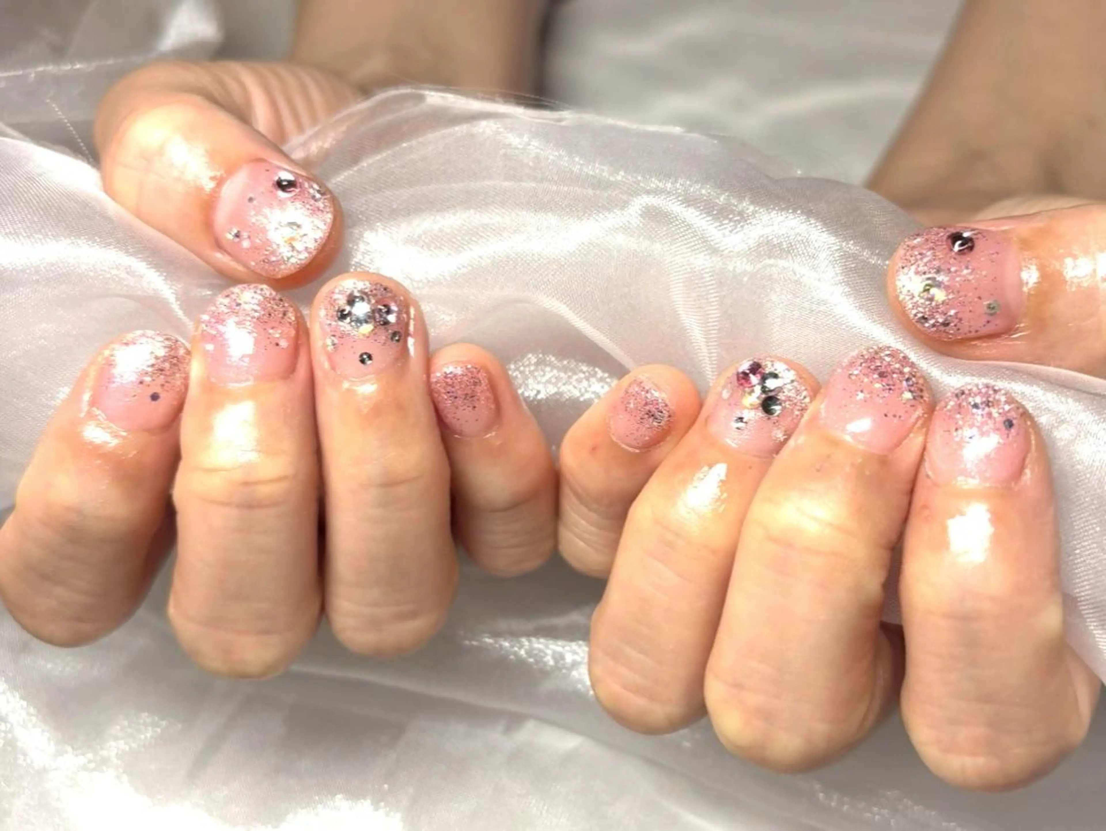 可愛さ抜群☆流行りのシンプルワンホンコース☆オフ無しの方はこちら☆の写真