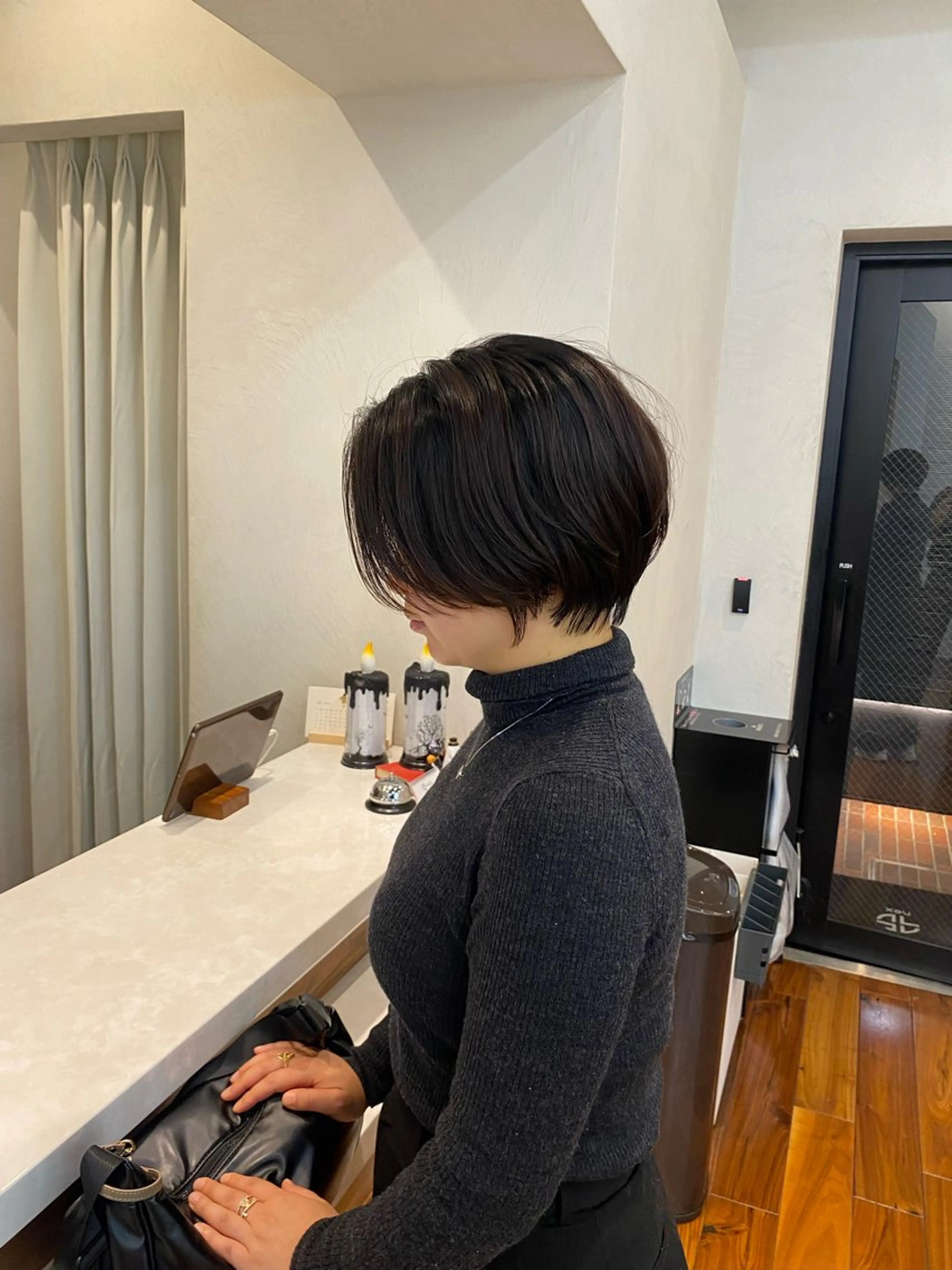 ショート カット トリートメント nex the salon coall所属・🫧似合わせショート イシダ🫧のヘアスタイル