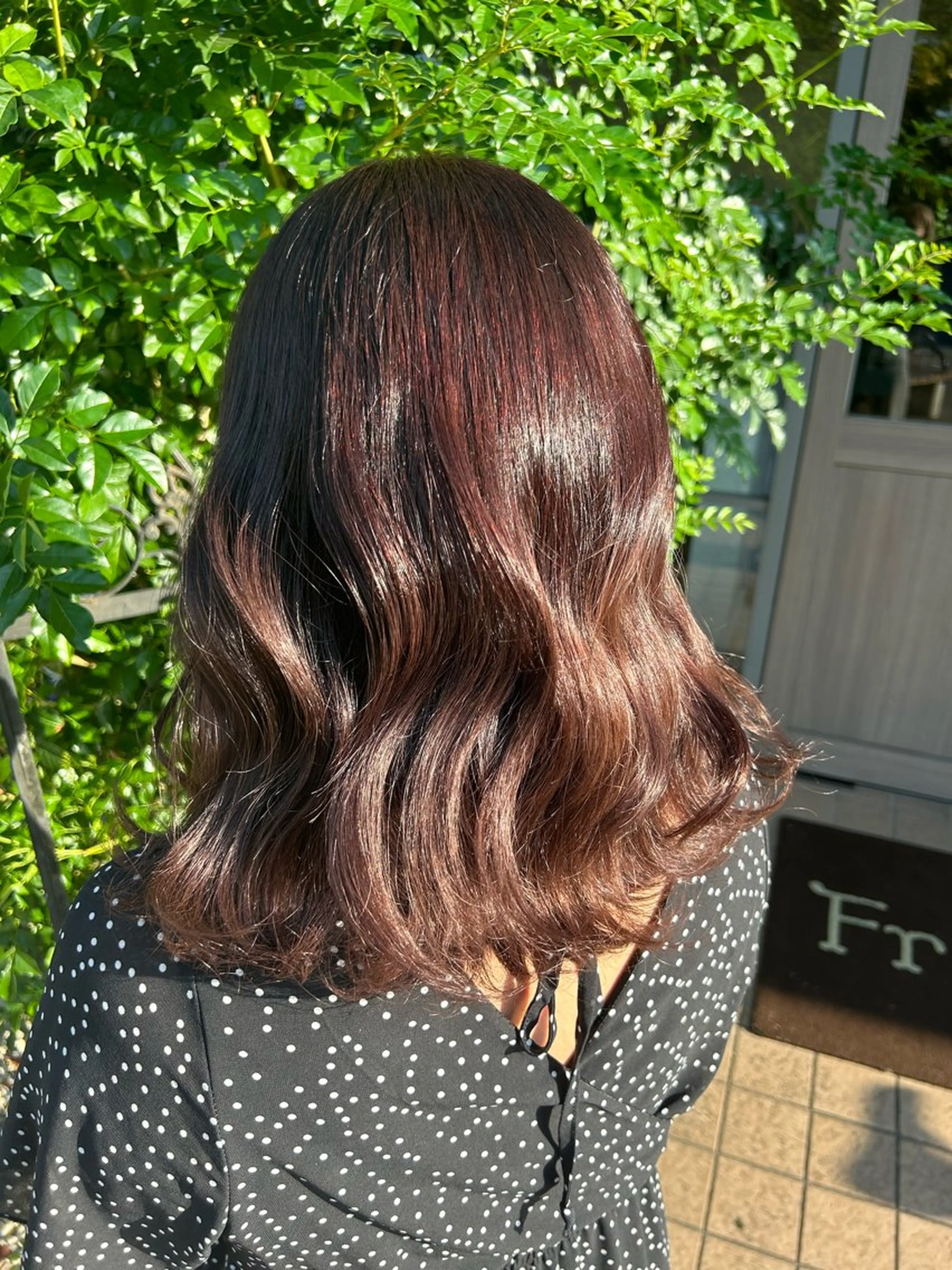 セミロング カラー ヘアカラー 💛艶カラー髪質改善 💛MIYUのヘアスタイル