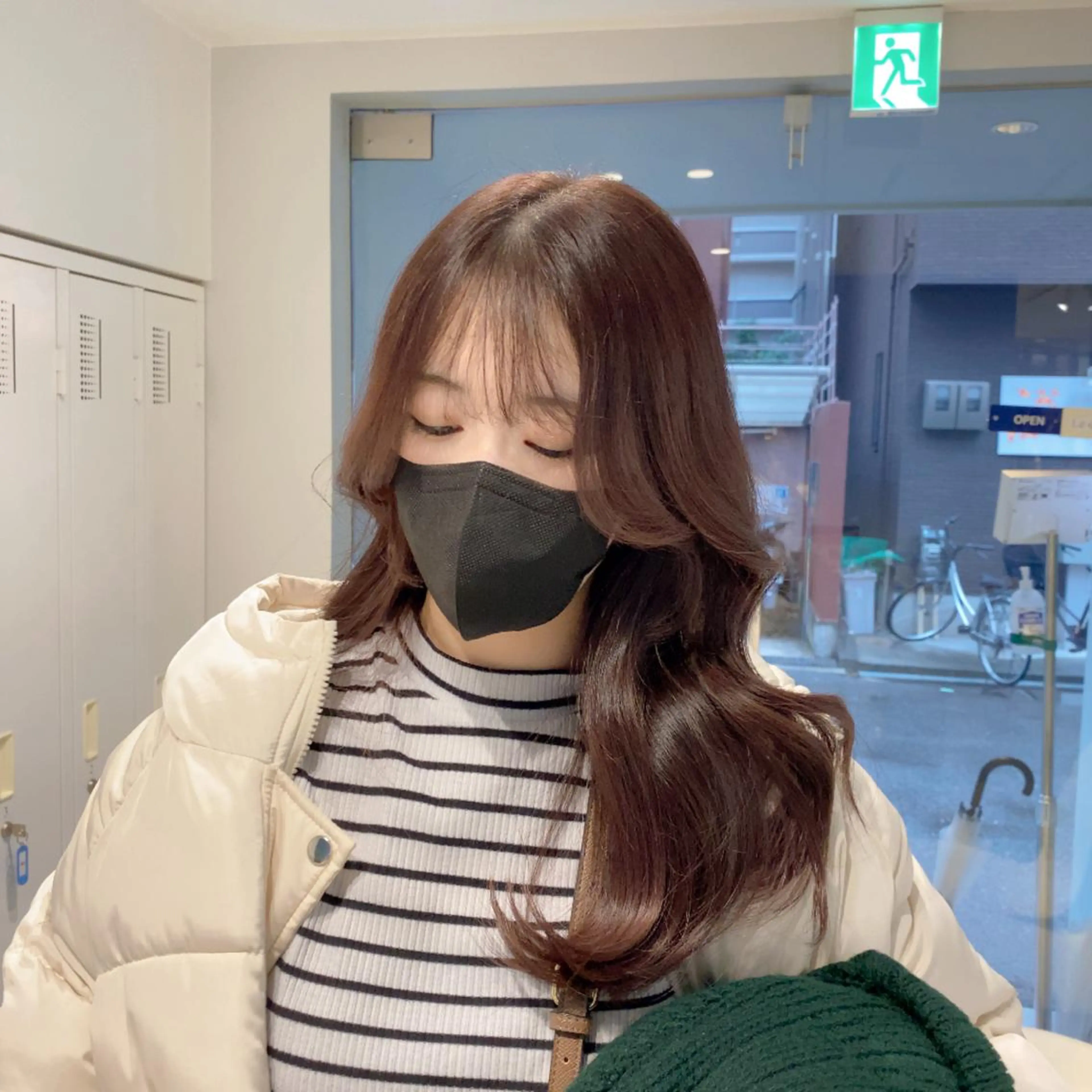 ロング カラー 髪質改善 ヨシンモリ 韓国風ヘア レイヤーカット カット ヘアカラー トリートメント 韓国風レイヤーカット 💎髪質改善"yuiのヘアスタイル