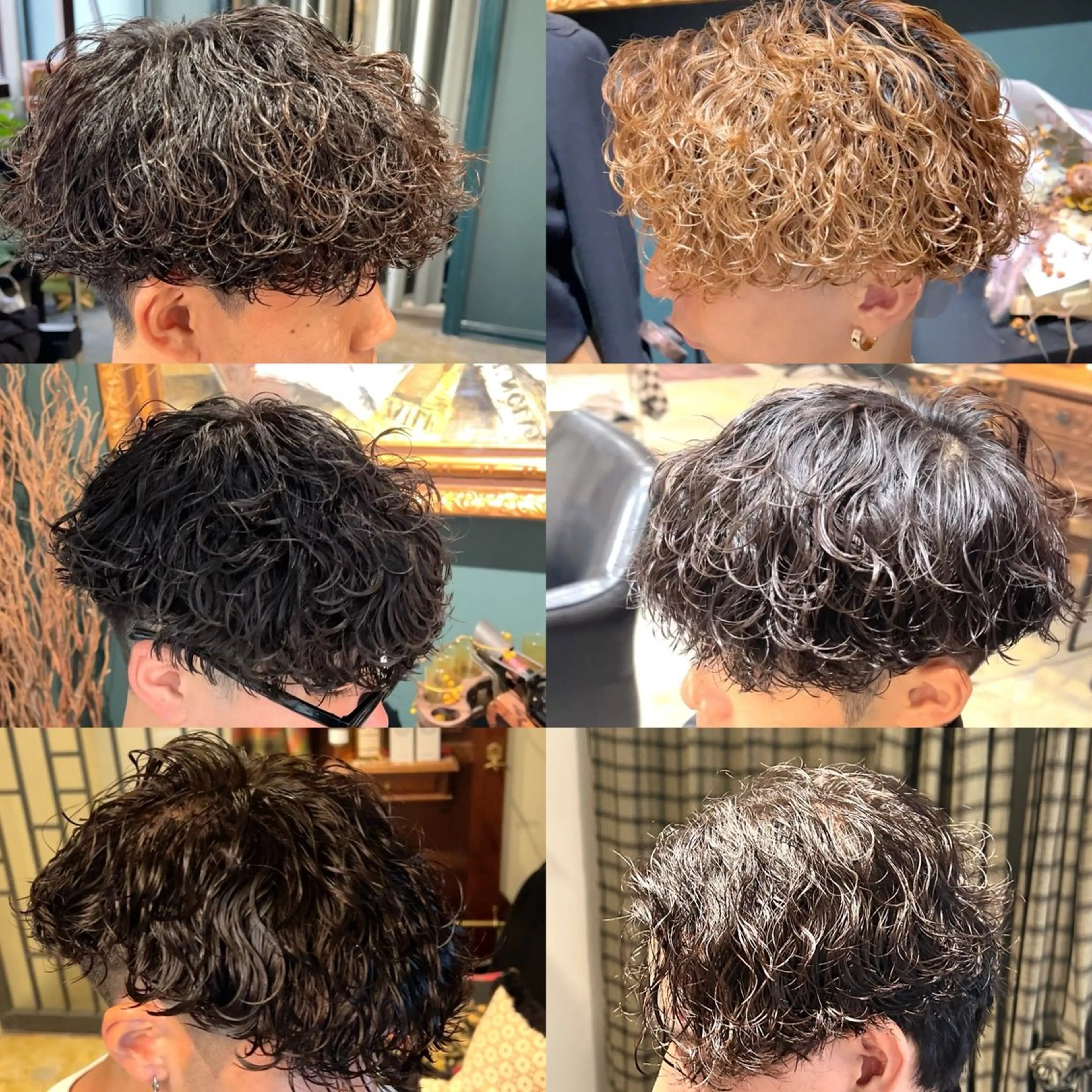 パーマ メンズ カット パーマ メンズパーマ眉毛 特化アユム🔥のヘアスタイル