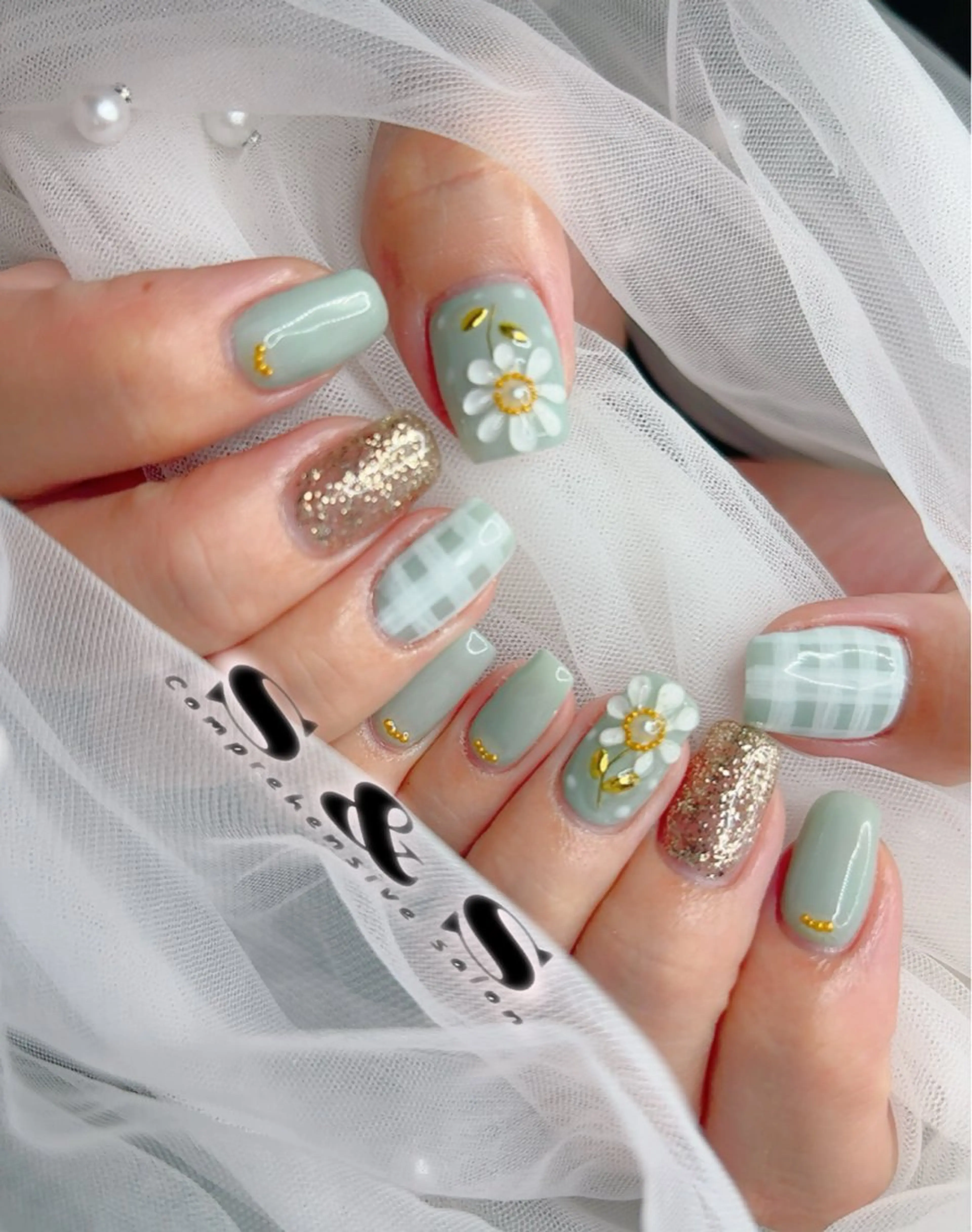 ネイル 長さ出し メンズネイル 持ち込み 春ネイル S&S 村田小百合のネイルデザイン