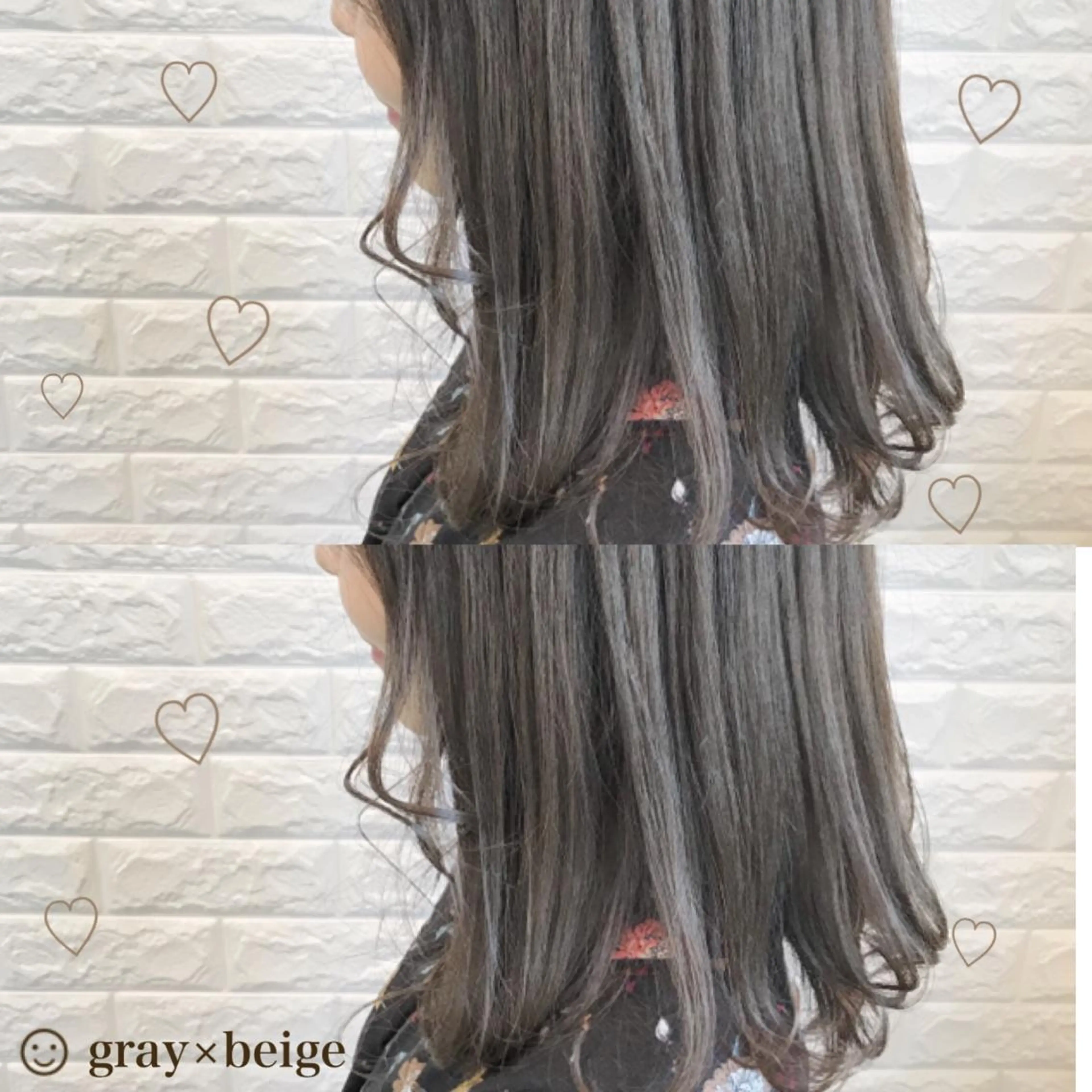 セミロング カラー ヘアアレンジ knock【ノック】所属・烏丸韓国ヘア🇰🇷 ayaka🎀のヘアスタイル