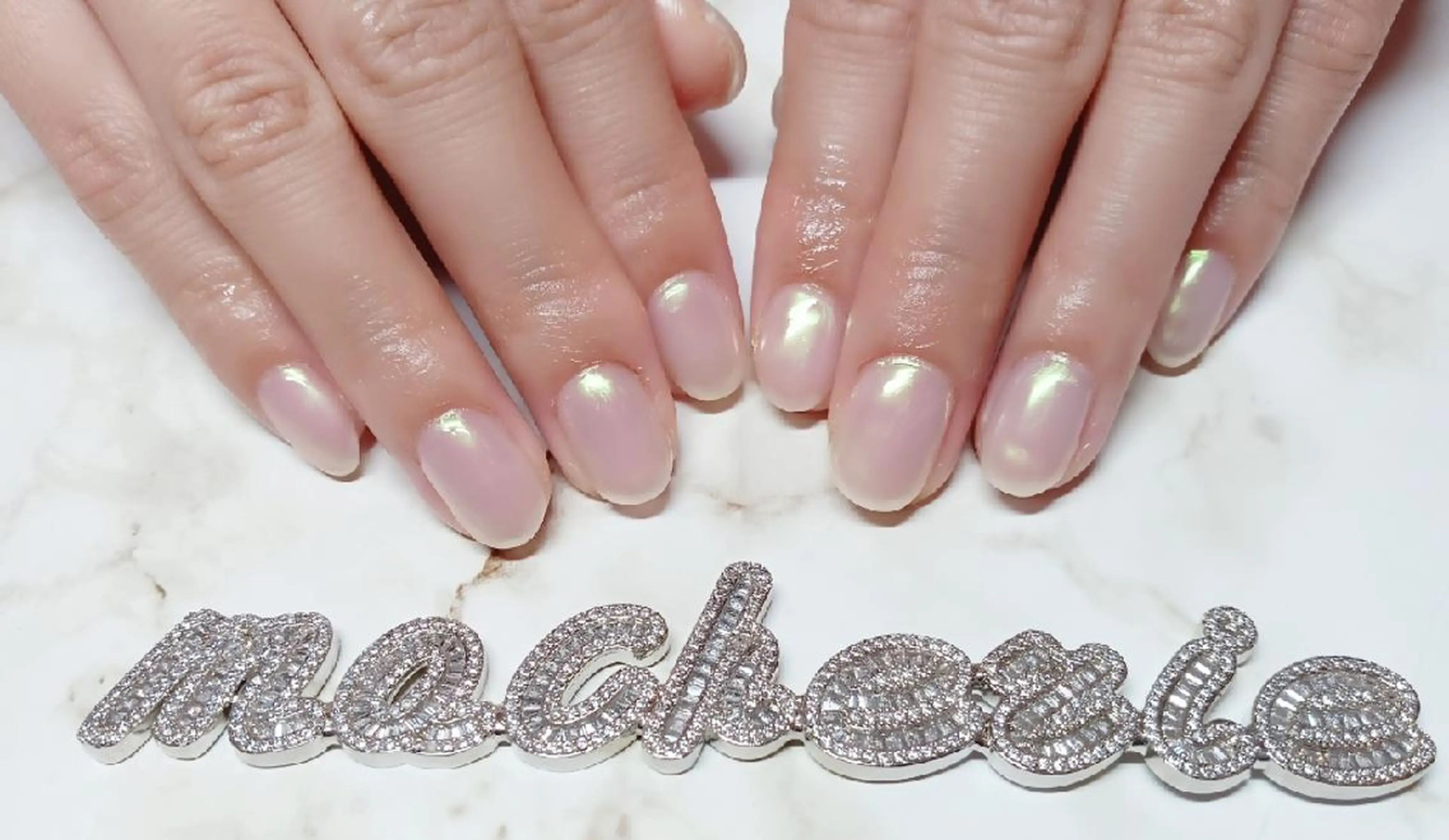 ネイル オーロラネイル ハンドネイル Nail Salon macherieのネイルデザイン