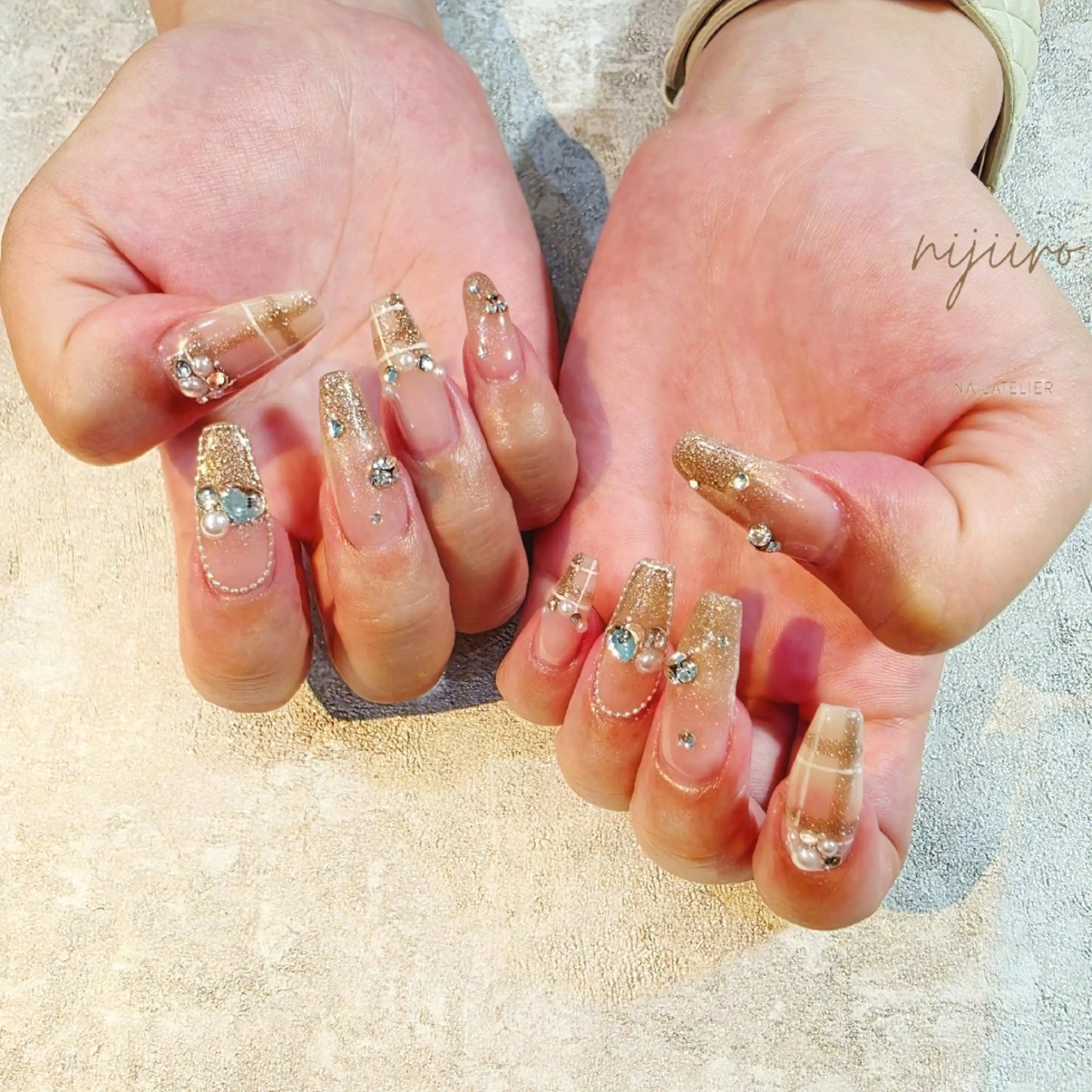 ネイル ハンドネイル nailatelier nijiiro.所属・nijiiro🌈 サトウのネイルデザイン