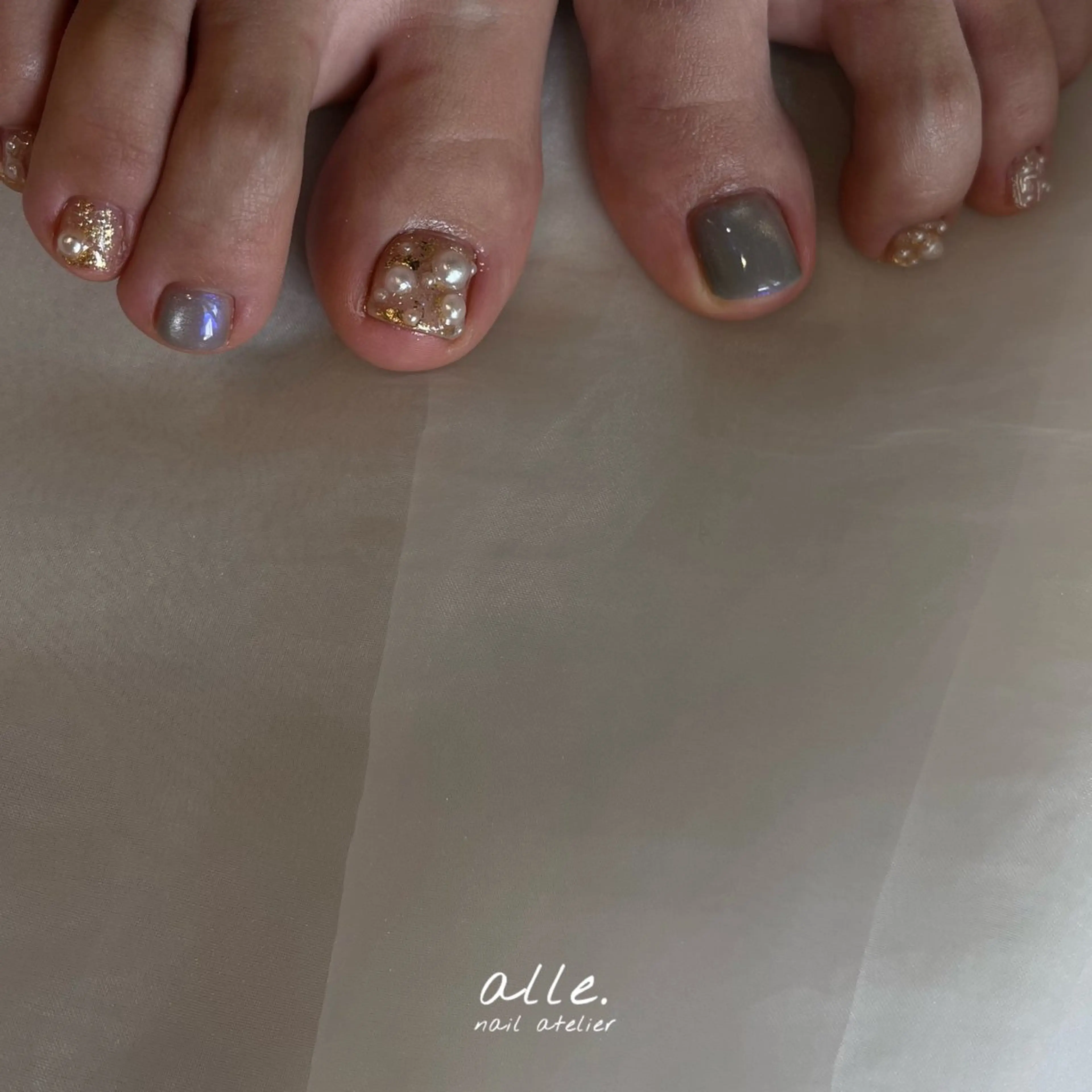 ネイル フットネイル atelier alle.のネイルデザイン