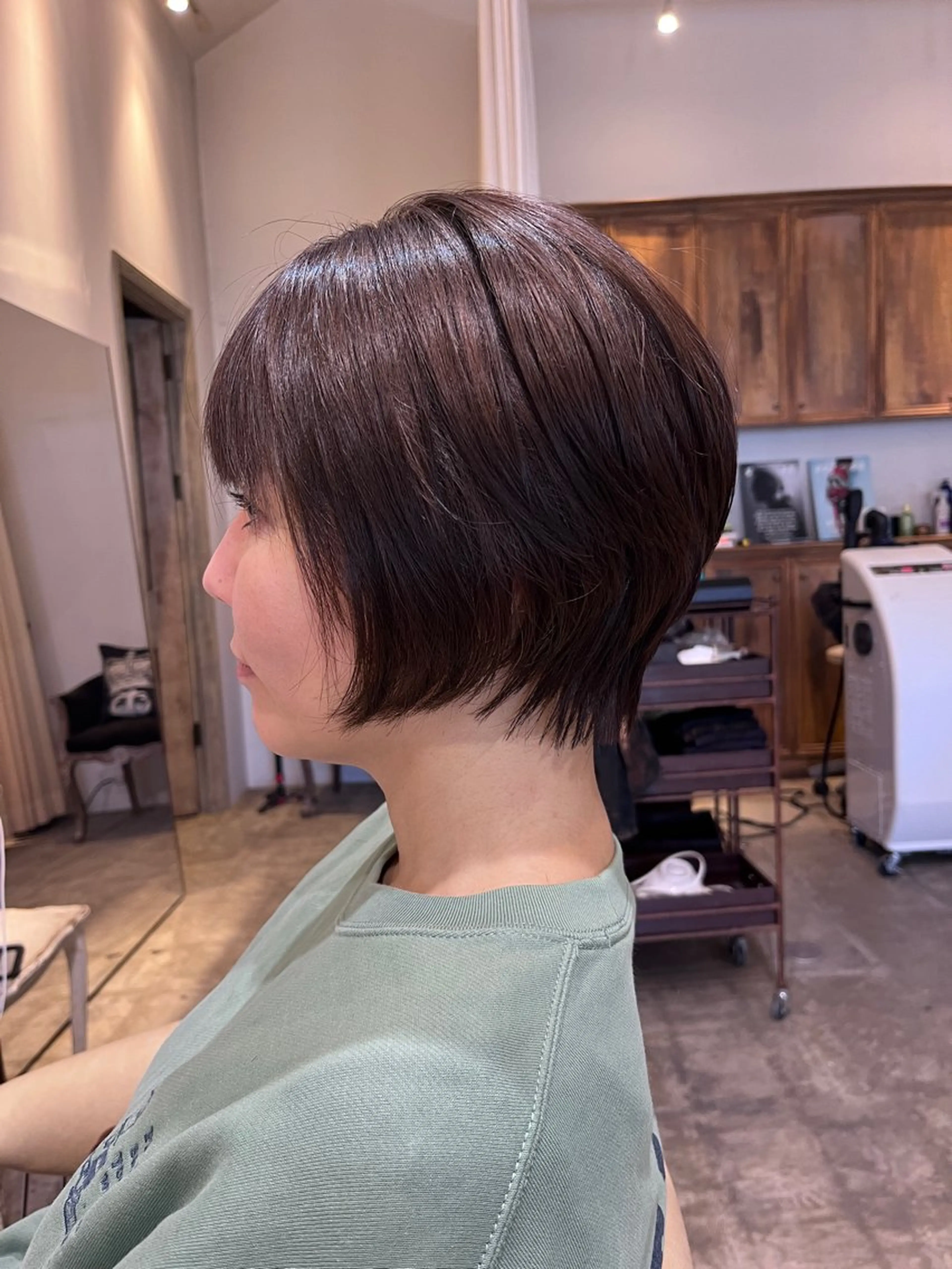 ショートカットのみカットモデルの写真