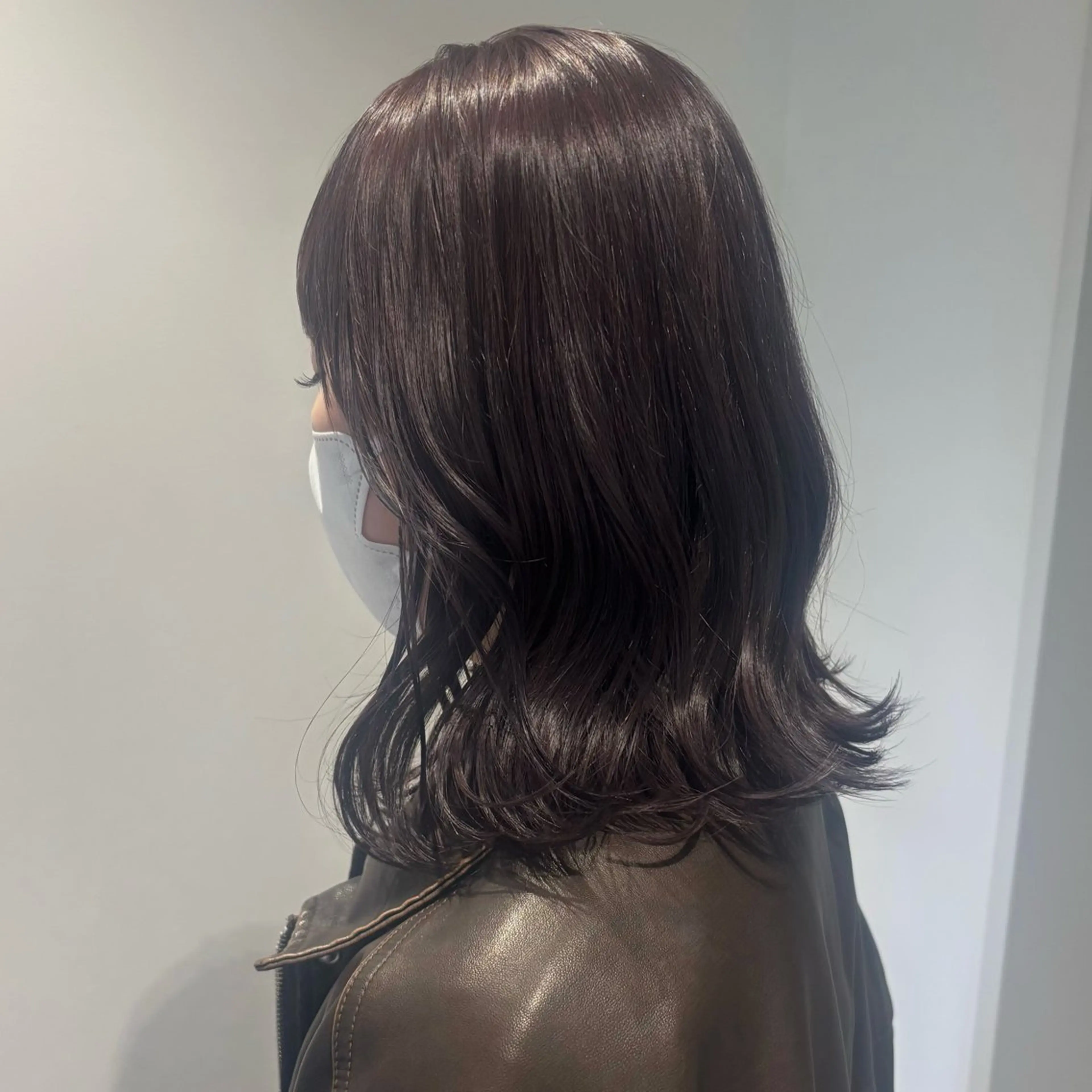 ミディアム 透明感カラー/ レイヤー🪽千優のヘアスタイル