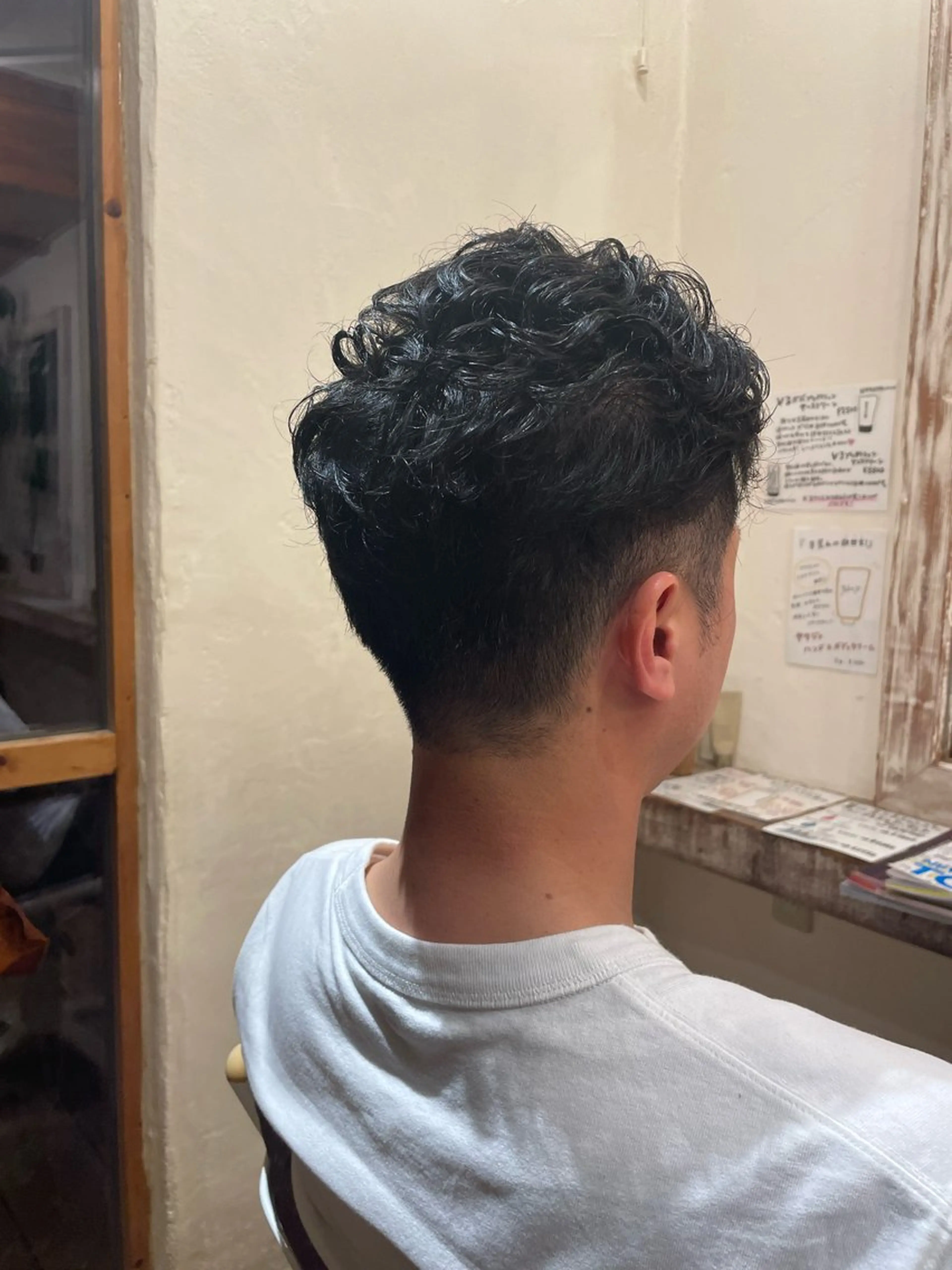 メンズショートカット➕パーマの写真