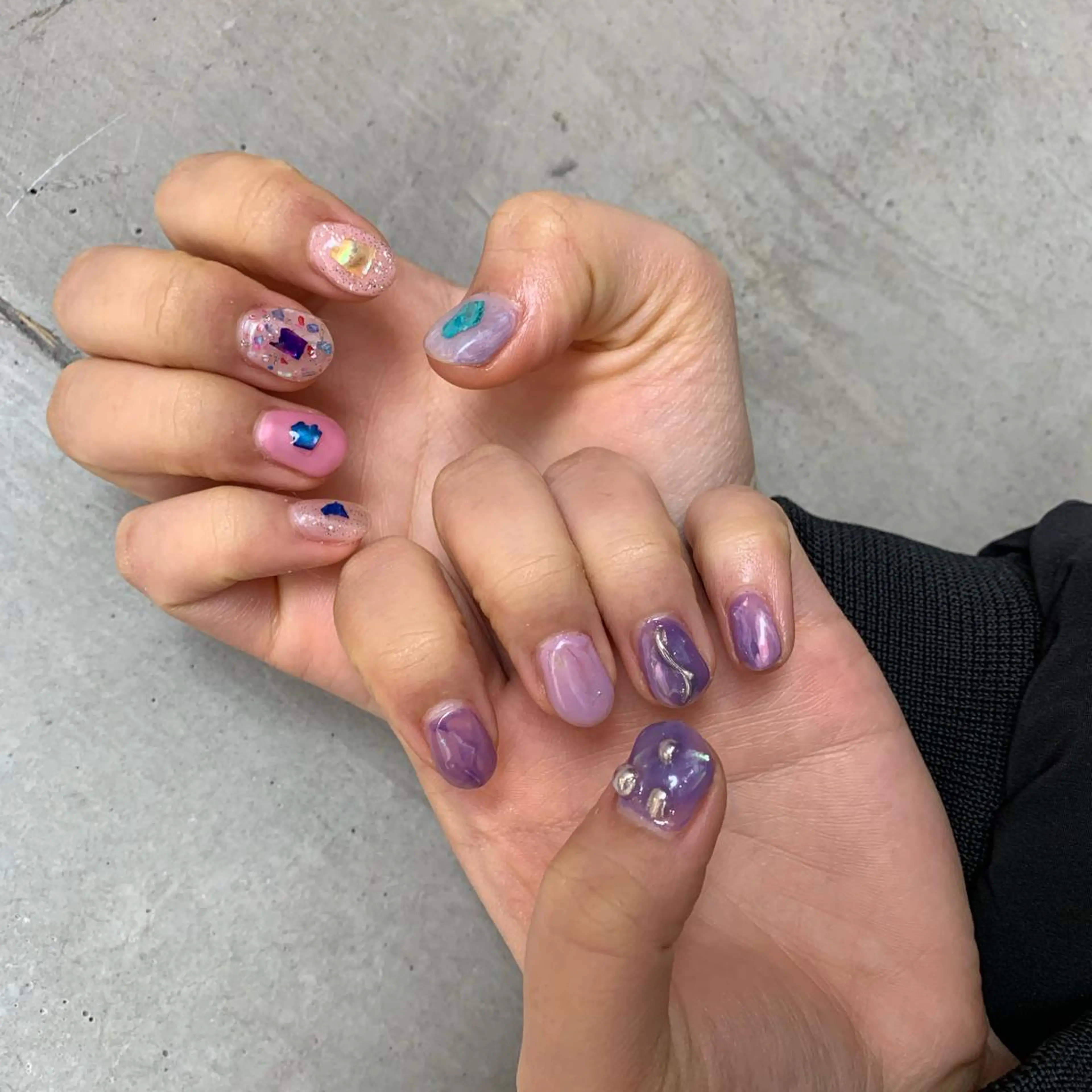 ネイル AOI✩⡱ y2kネイルのネイルデザイン