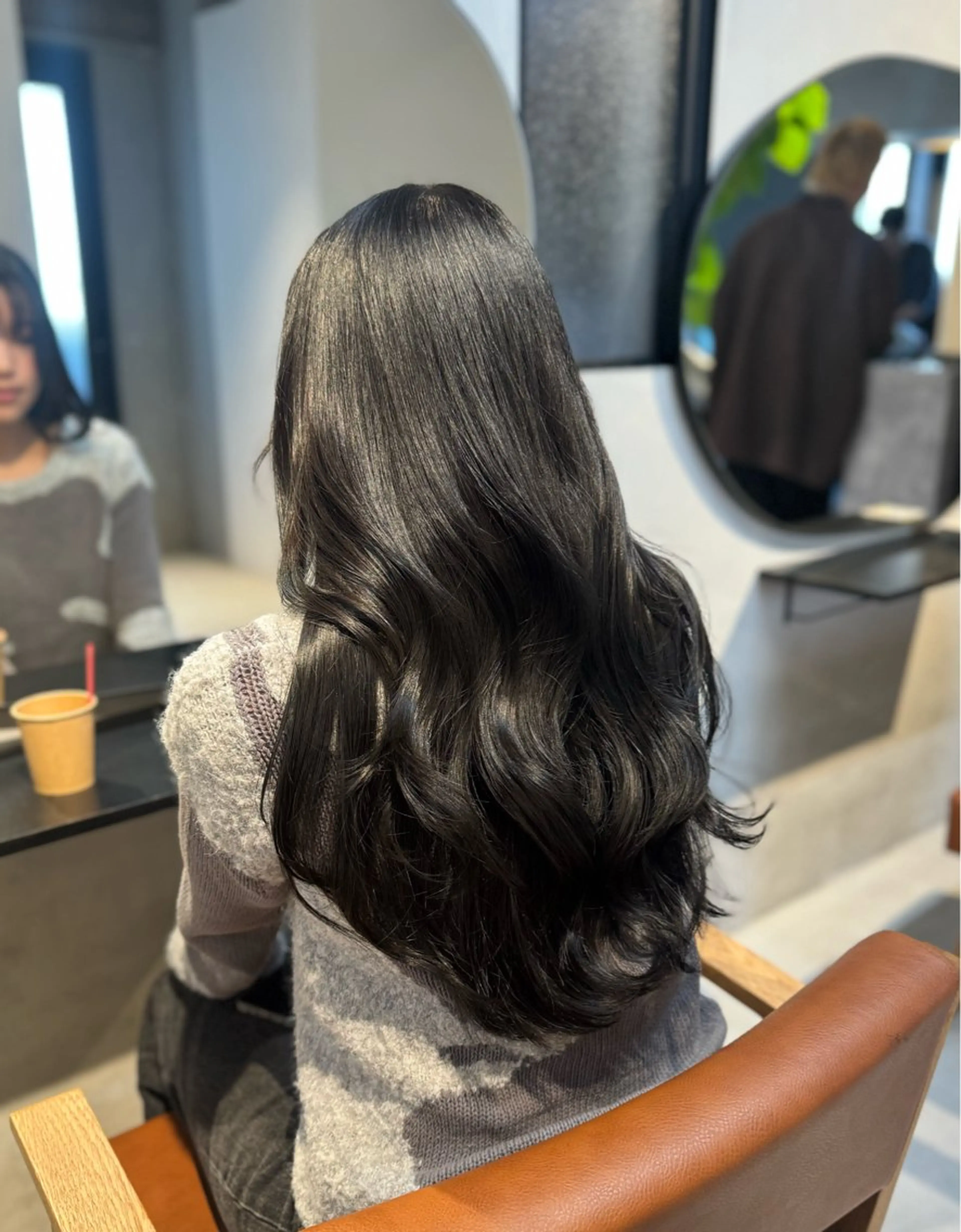 ミディアム LENORA所属・肥後橋美容室/ 透明感カラー/韓国風のヘアスタイル