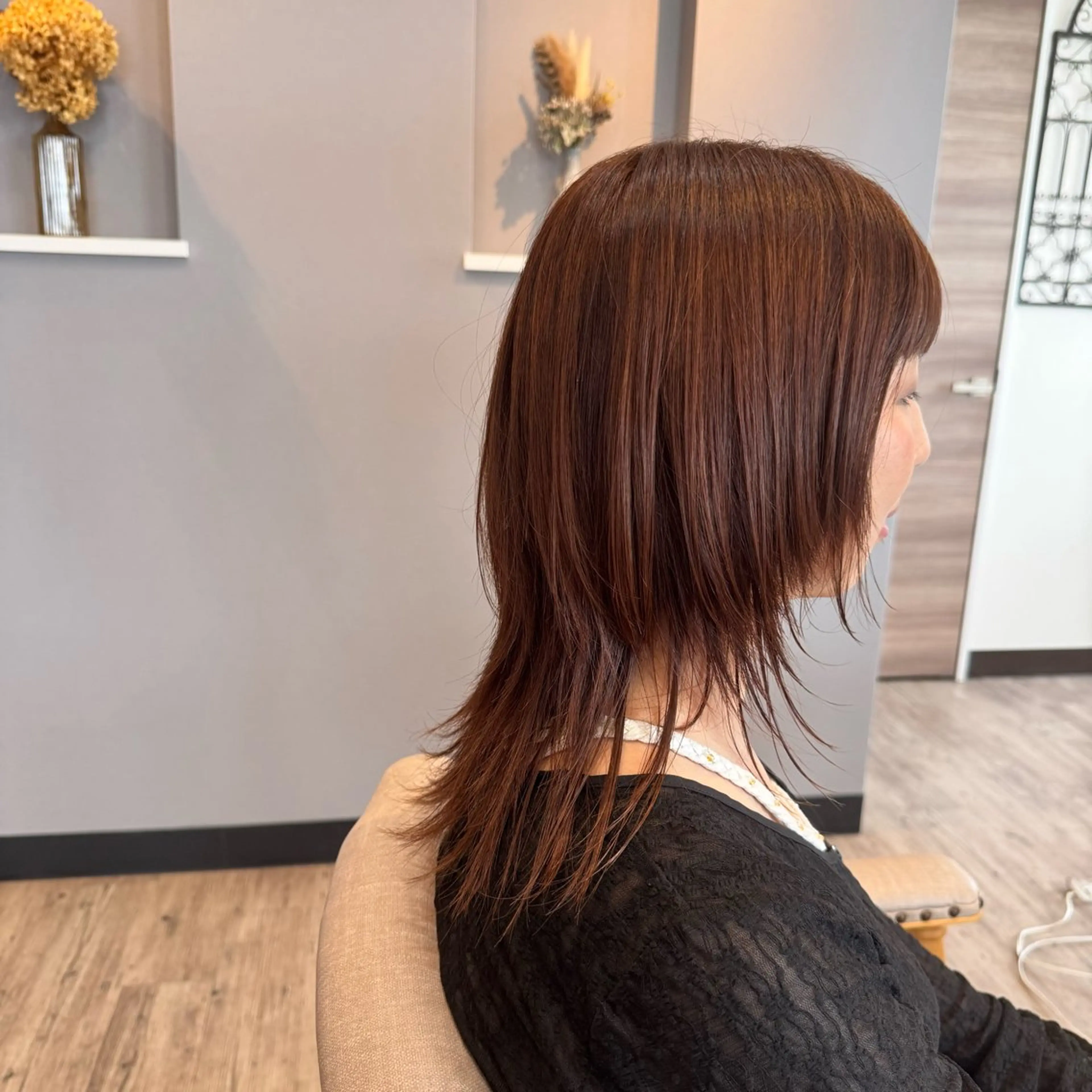 セミロング 山口 泰広のヘアスタイル