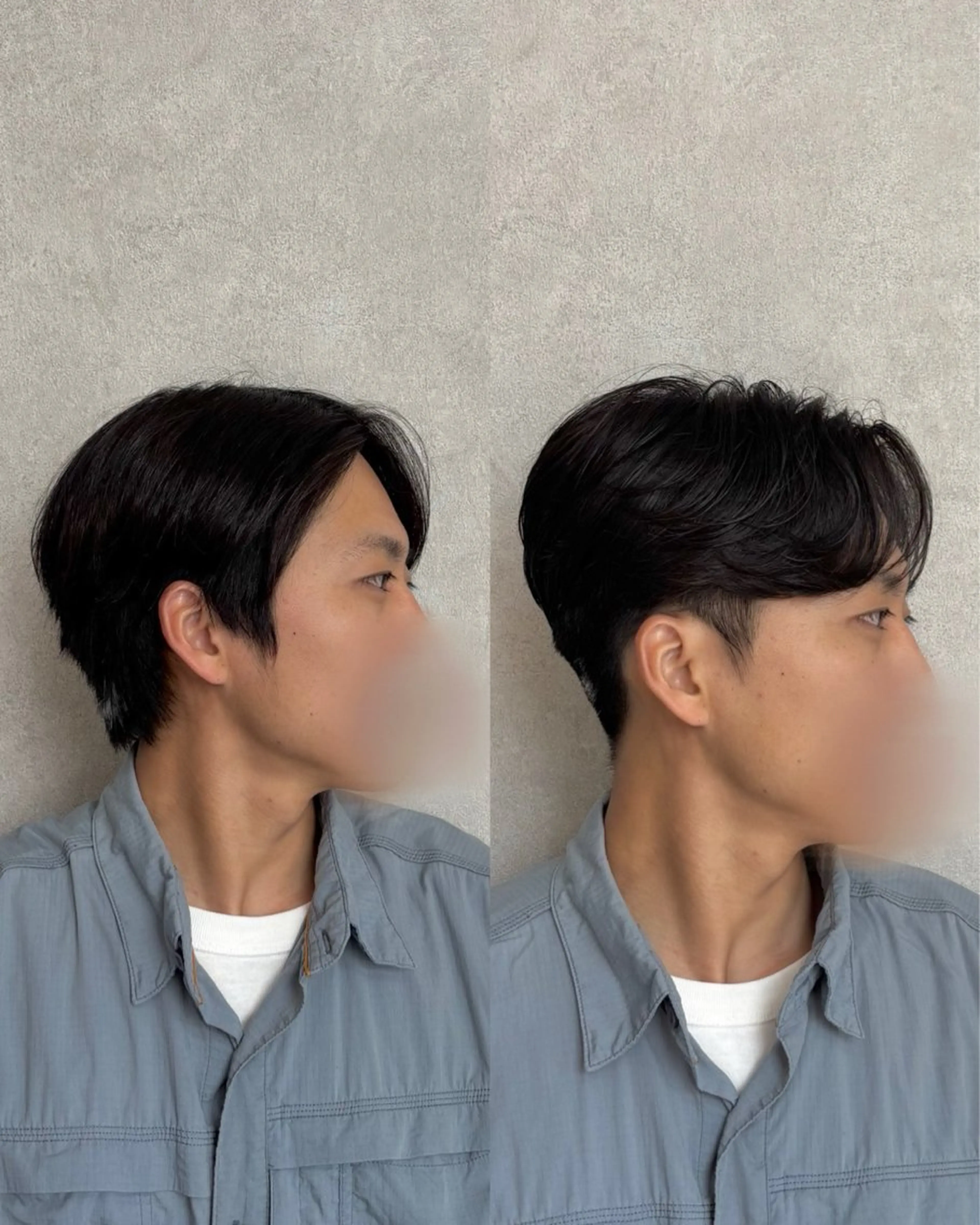 ショート パーマ メンズ カット パーマ 韓国メンズヘア/ ダウンパーマ/歩夢のヘアスタイル