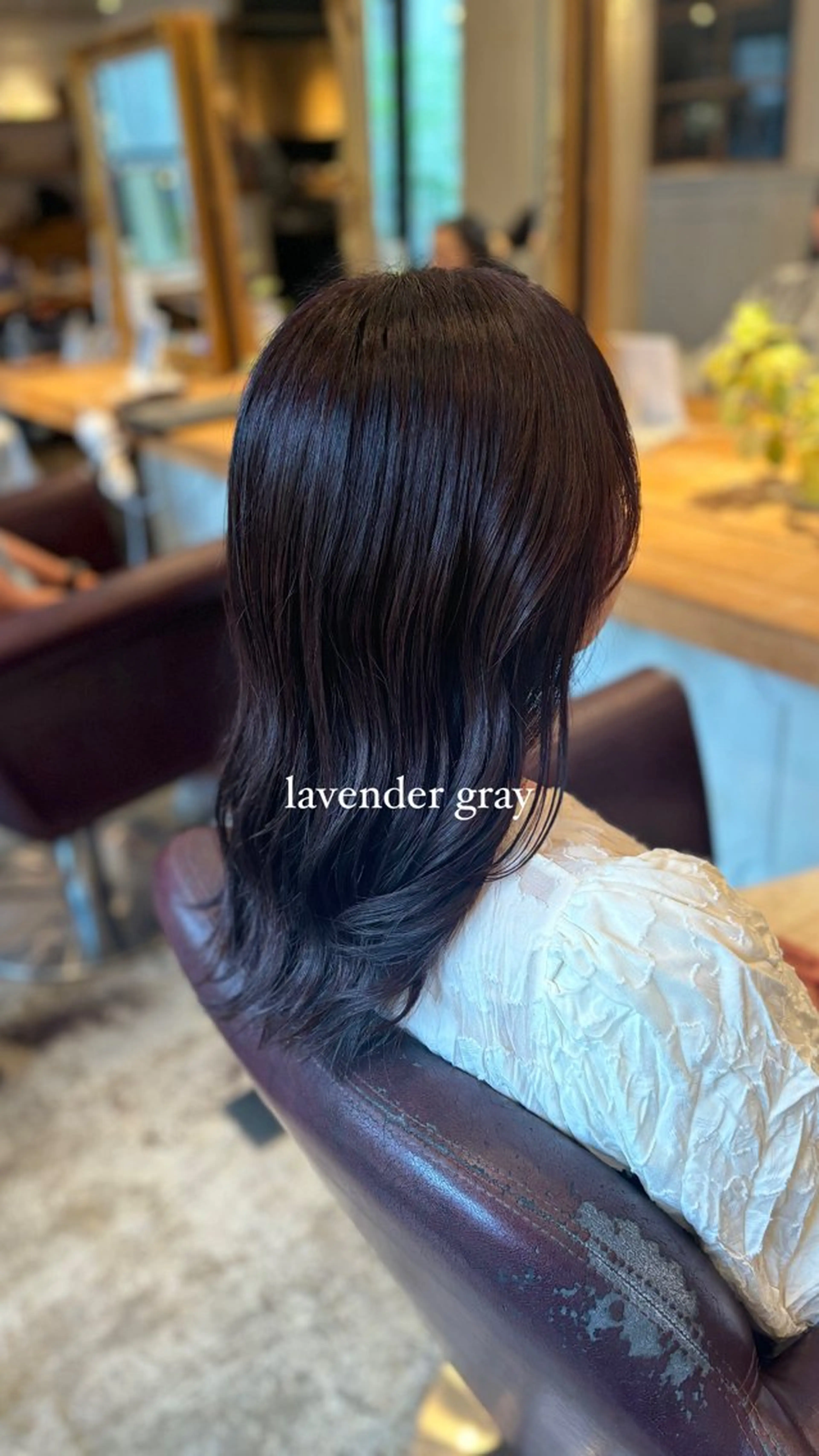 セミロング カラー 髪質改善カラー ブラウン🤎YUMEのヘアスタイル