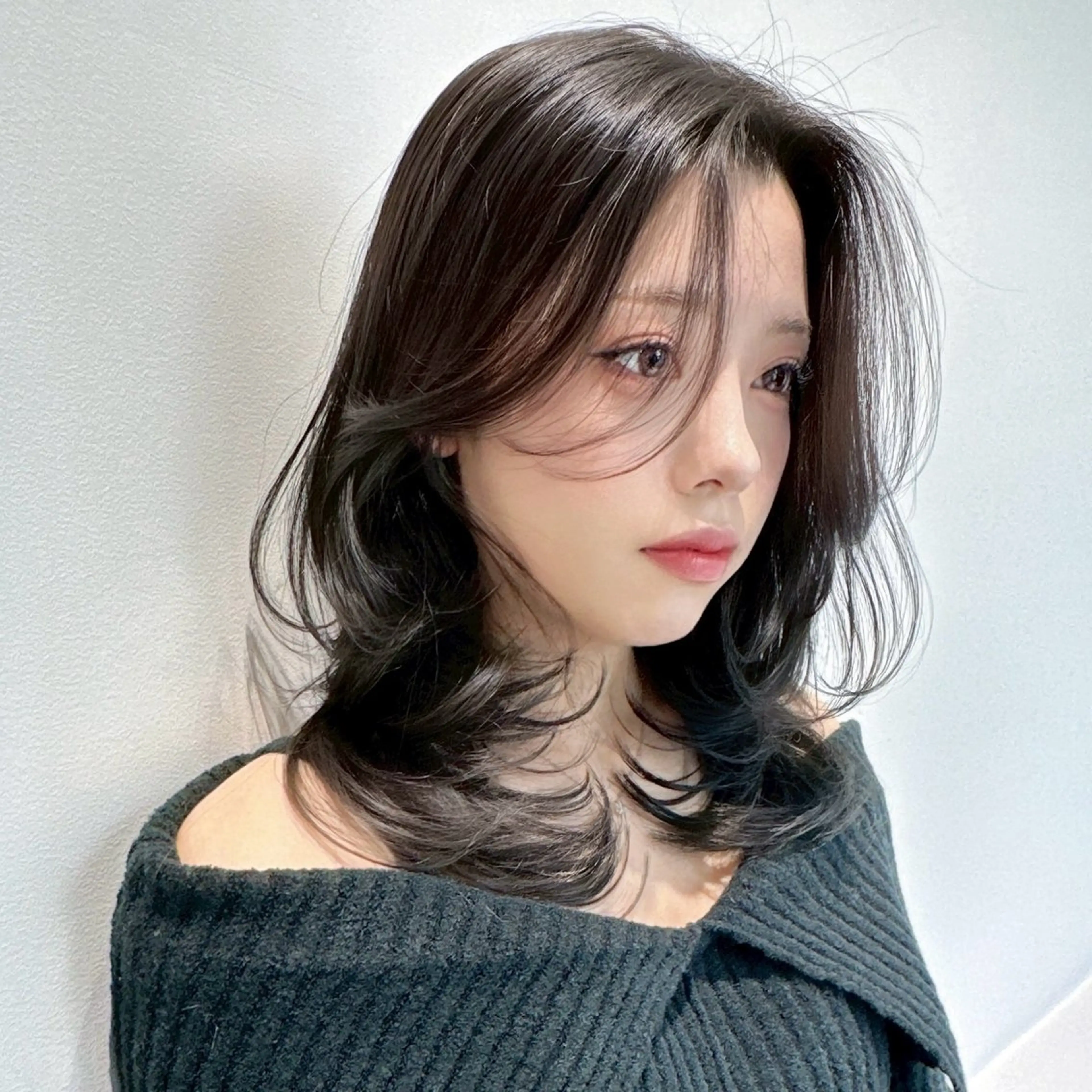 レイヤーカット＋透明感カラー＋オージュアトリートメントの写真