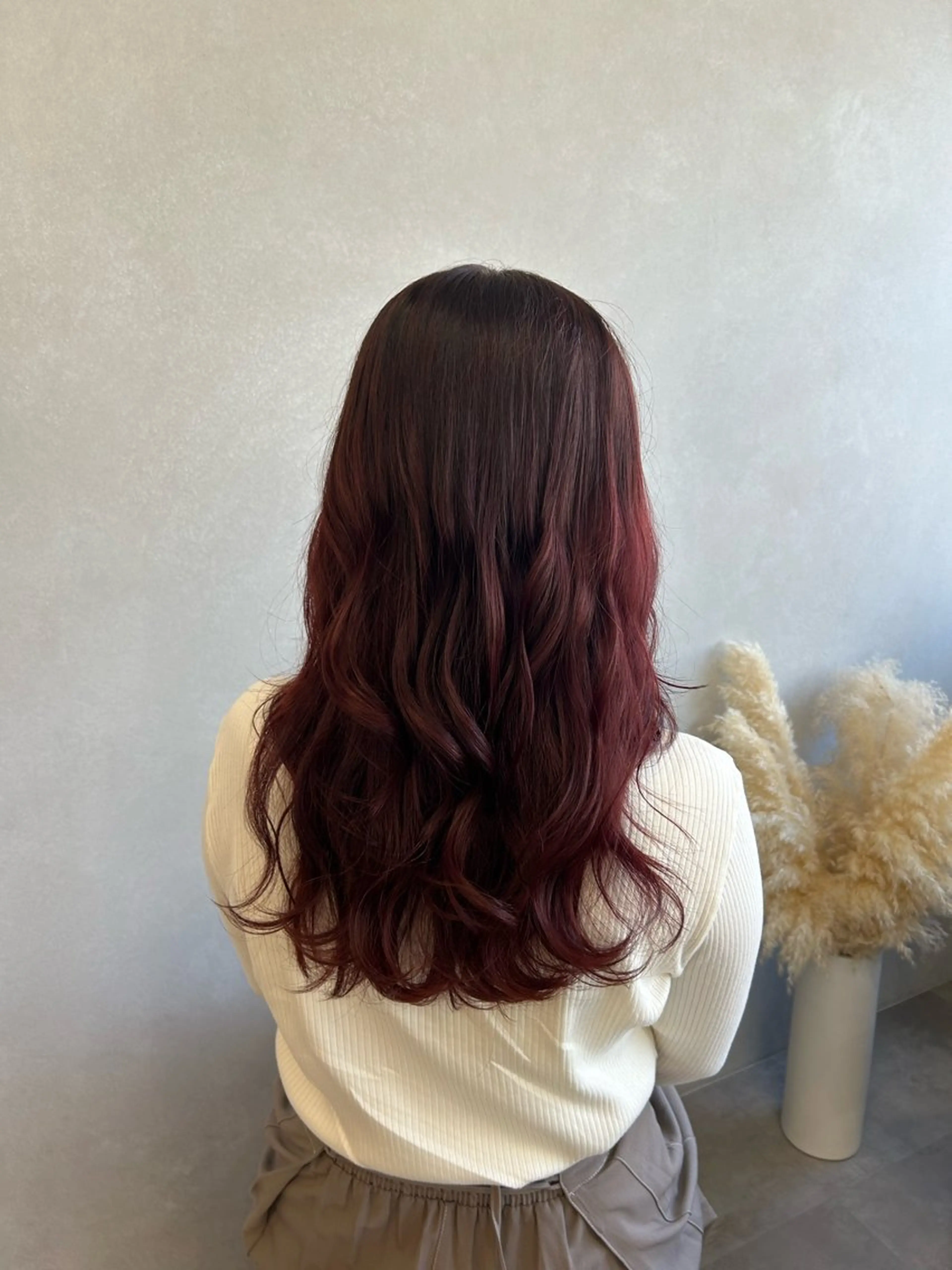 ロング カラー ピンクカラー 暖色･似合わせカラー (廣石沙英🎀)のヘアスタイル