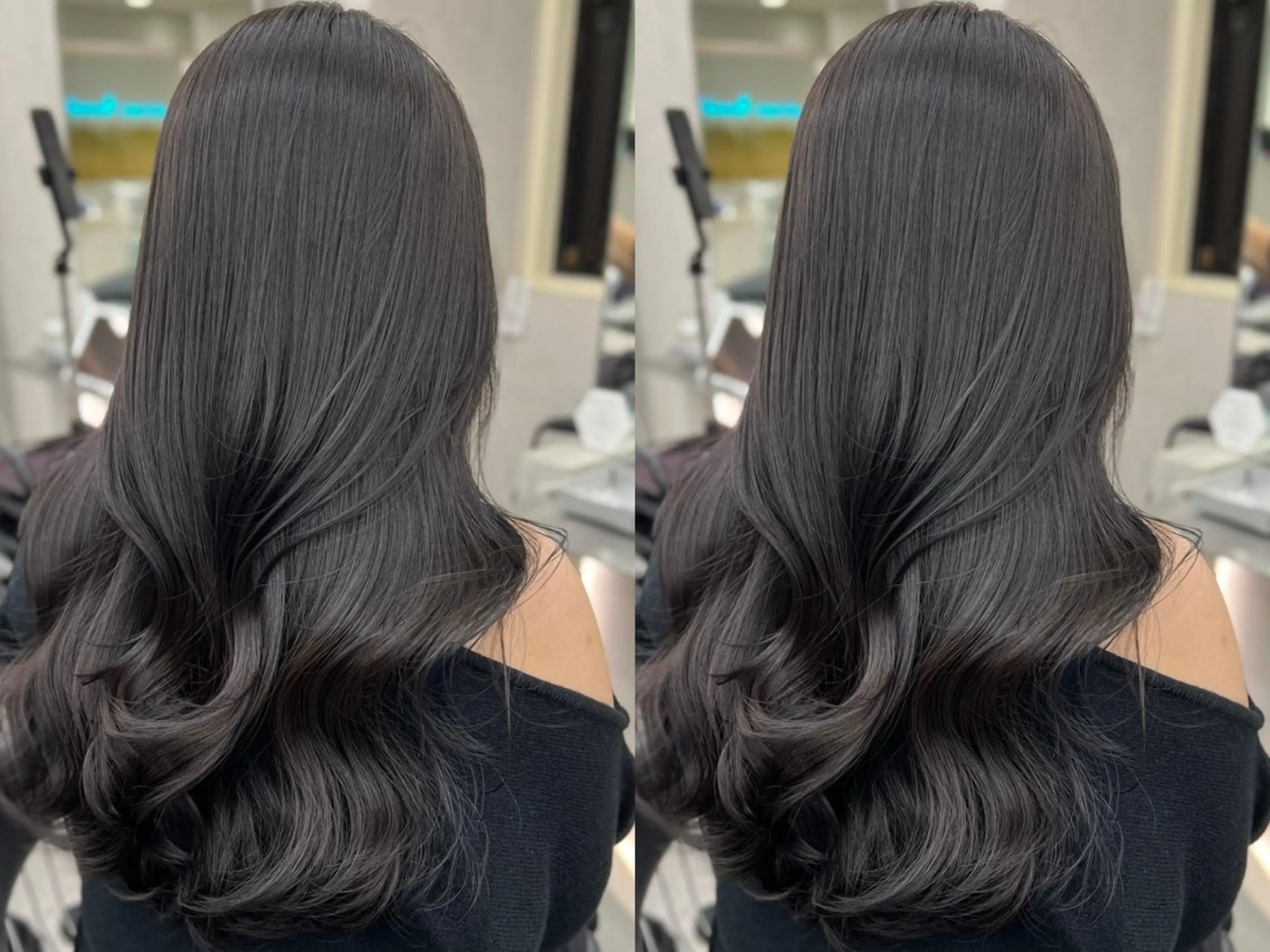 セミロング カット ヘアカラー トリートメント 谷川が作る熊本1🏅 ＆レイヤーカットのヘアスタイル