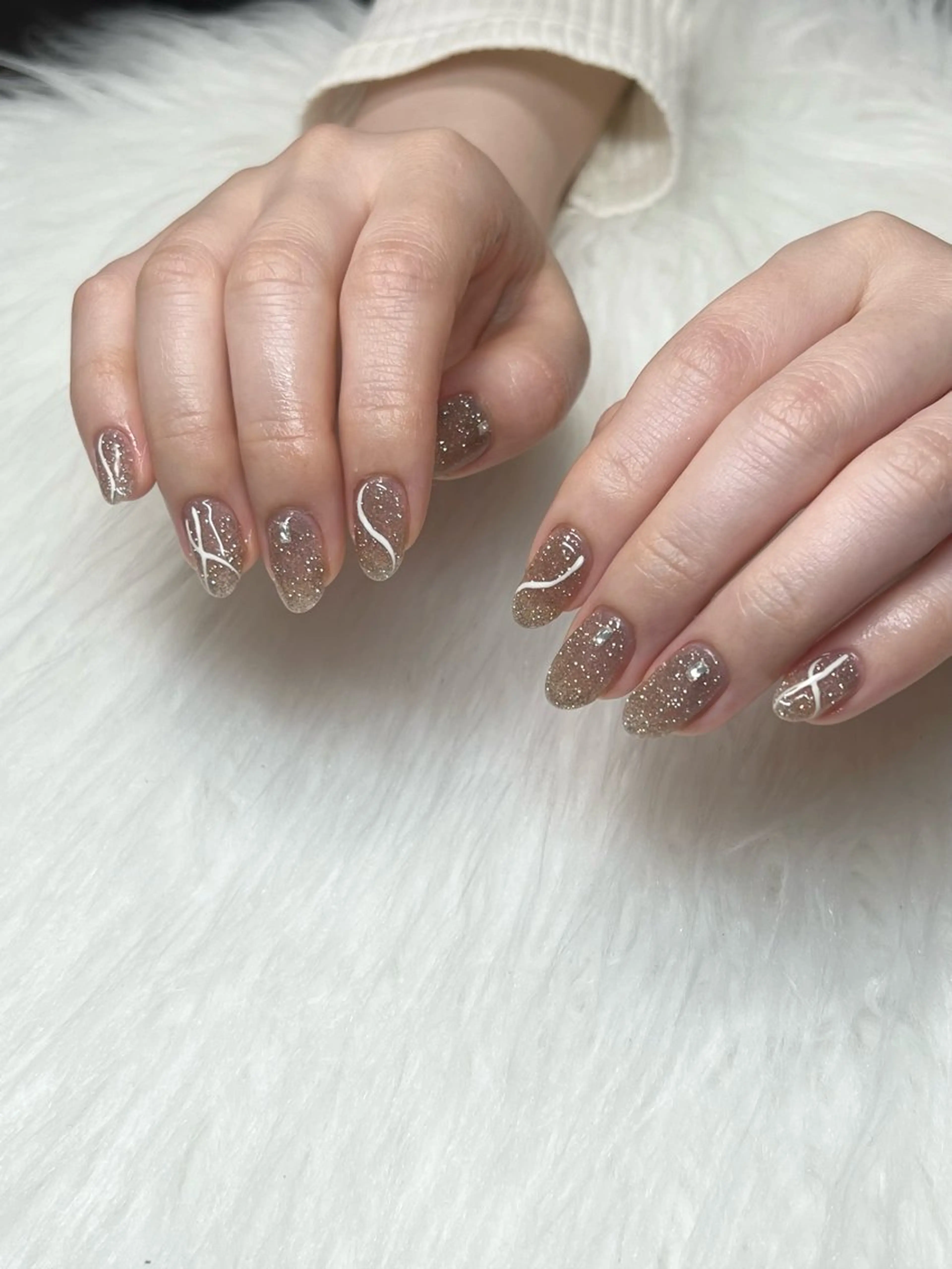 ネイル アートネイル フラッシュネイル ジェルネイル ハンドネイル mame nail所属・mame nailのネイルデザイン
