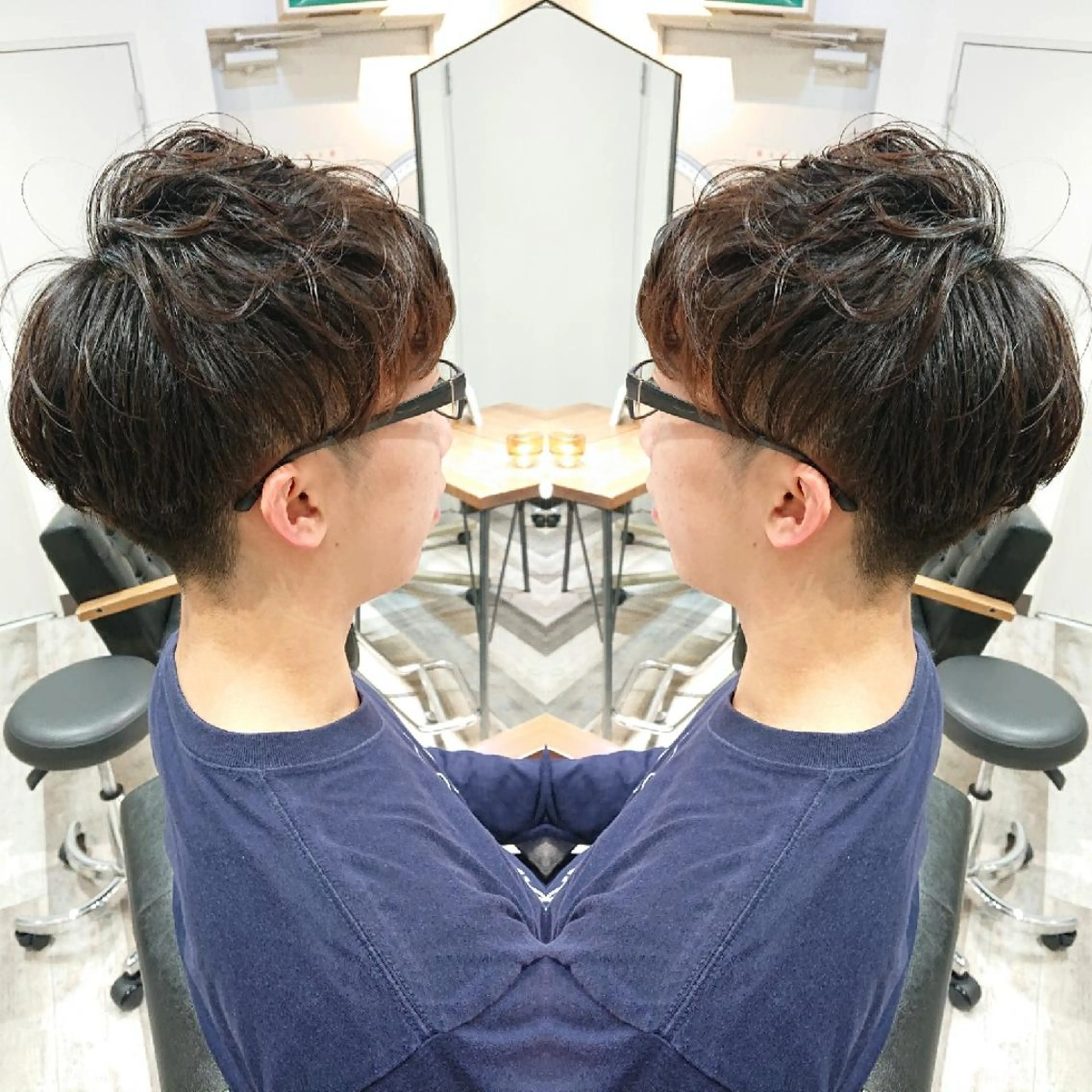 ショート パーマ ACROあべの店所属・艶カラー/インナー /グラデ/大西小百合のヘアスタイル