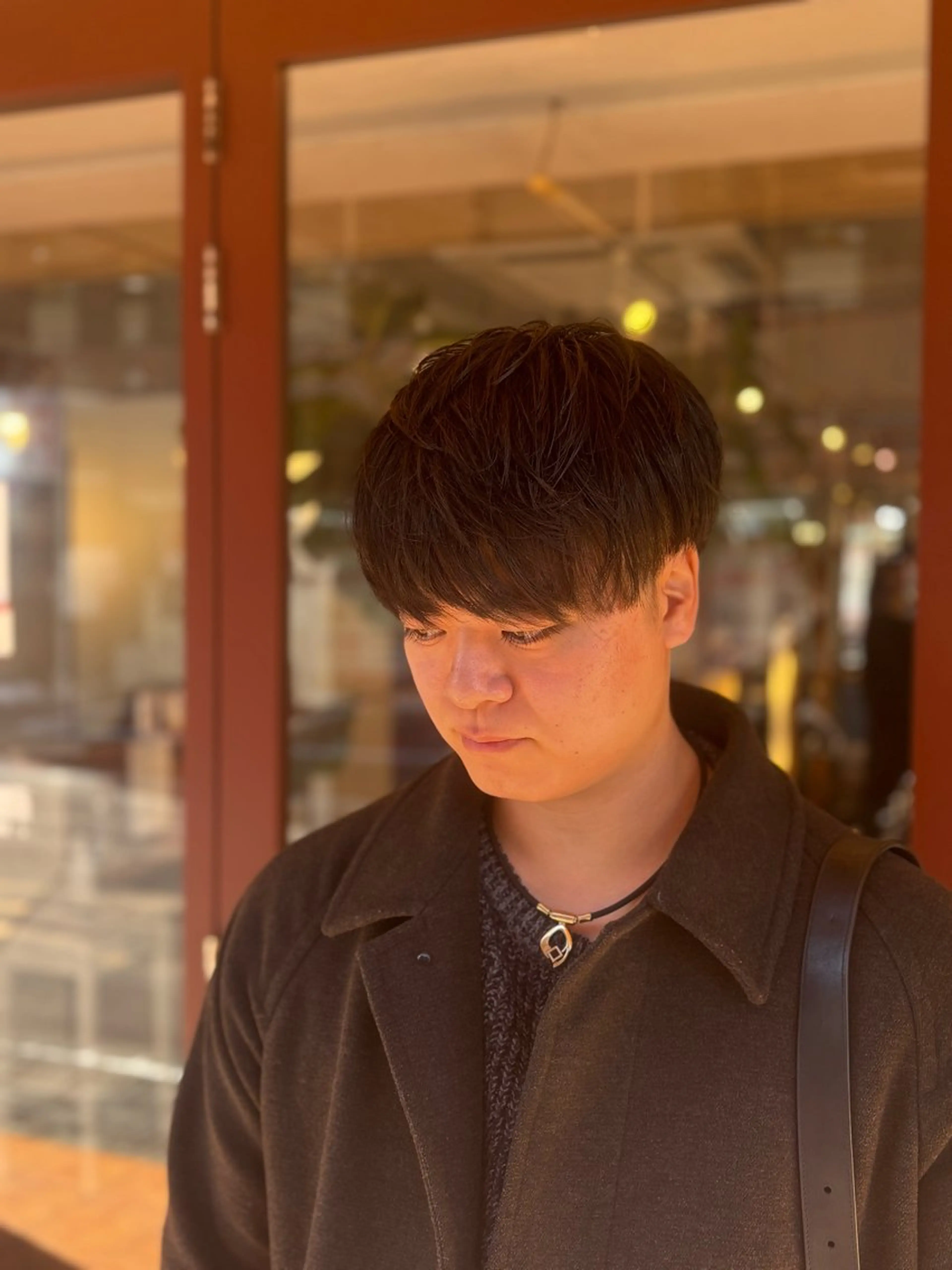 ショート レイヤーカット 天川 満博のヘアスタイル