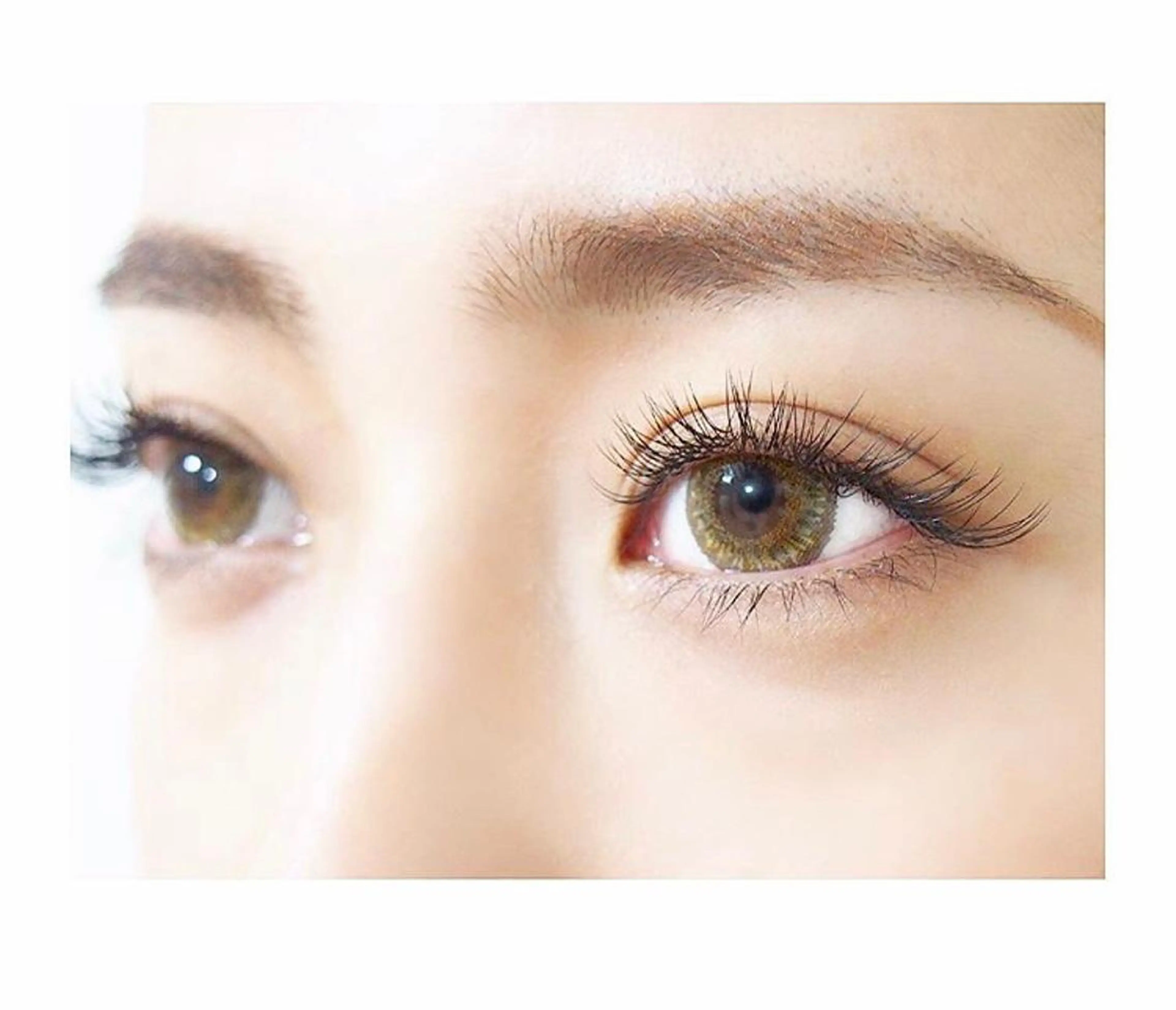 フラットラッシュ⭐︎160本！ブラウン変更＋500円の写真